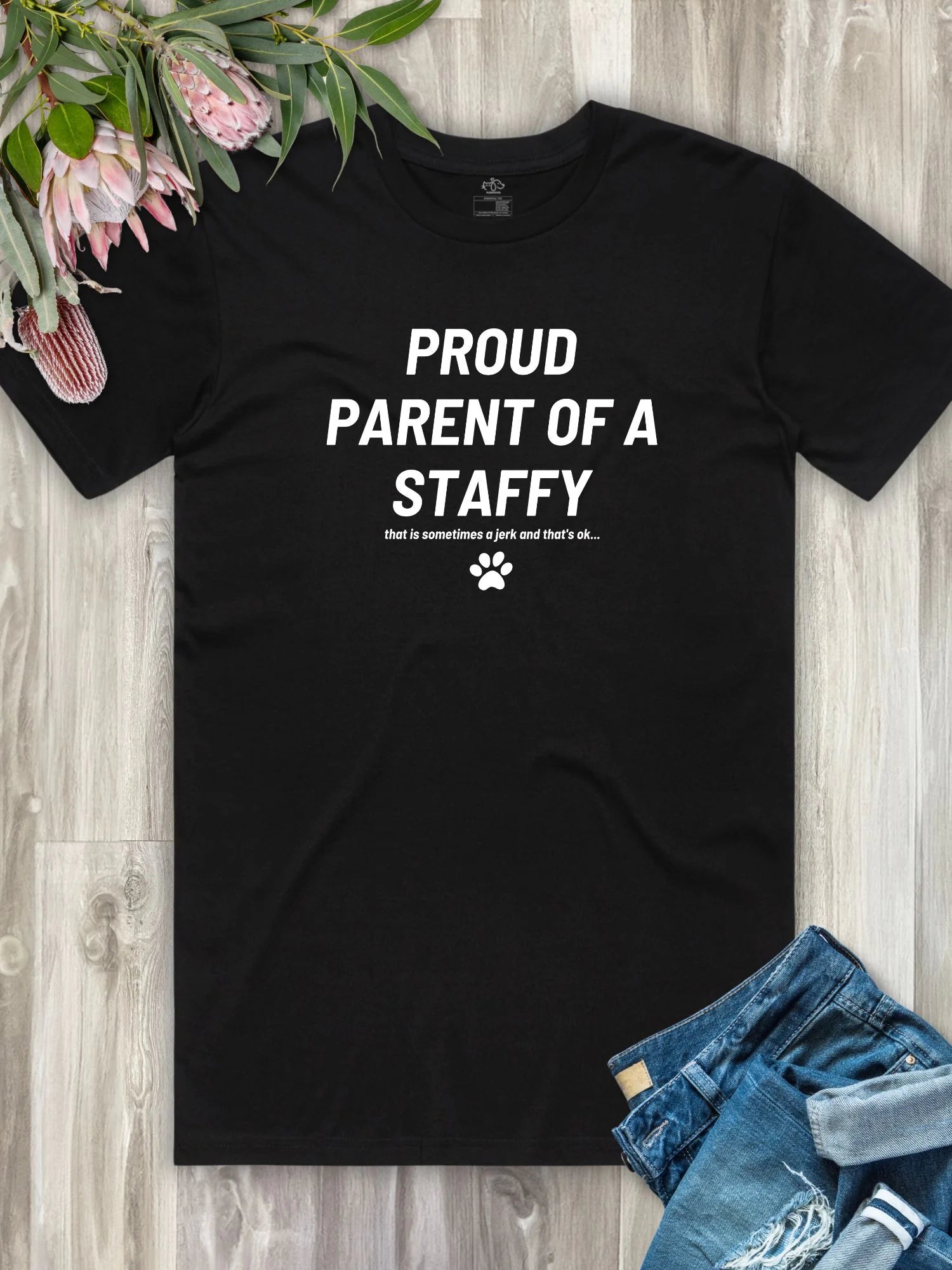 Proud Parent Of A Staffy Regular Fit T-Shirt