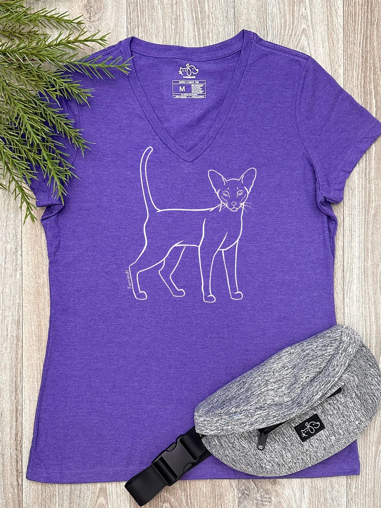 Siamese Emma Women's V-Neck Tee