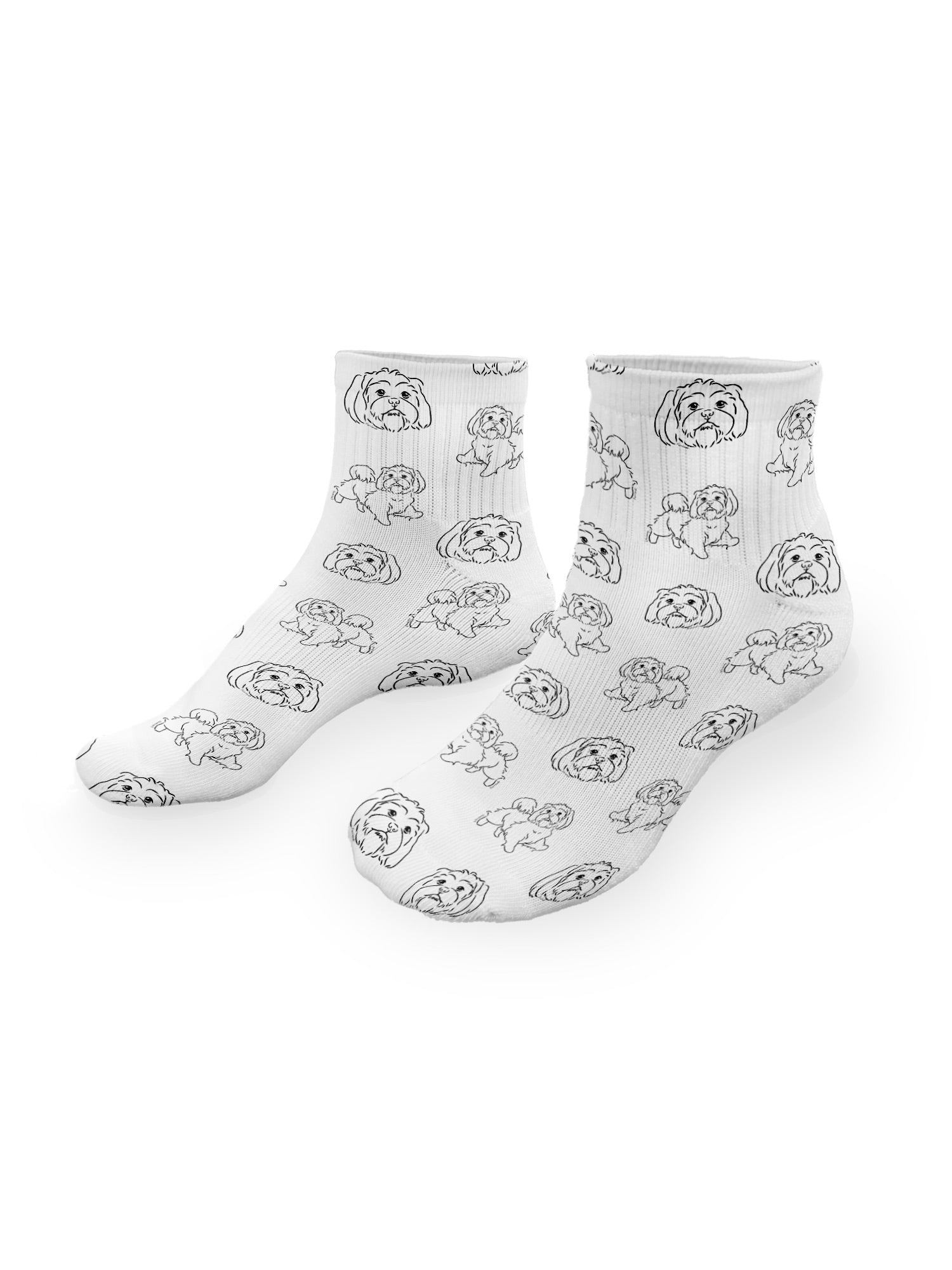 Shih Tzu Ankle Socks