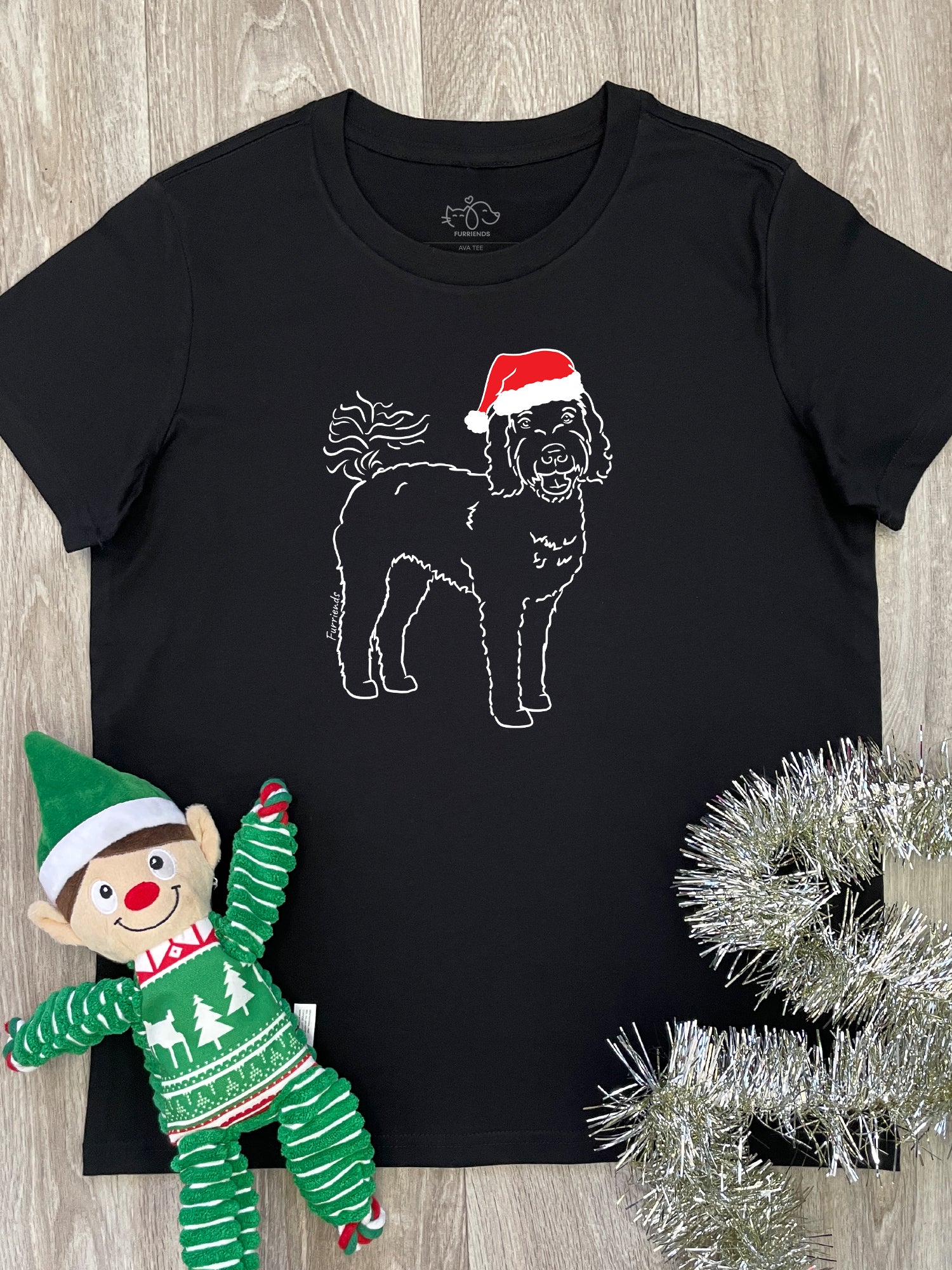 Labradoodle Christmas Edition Ava Women's Regular Fit Tee