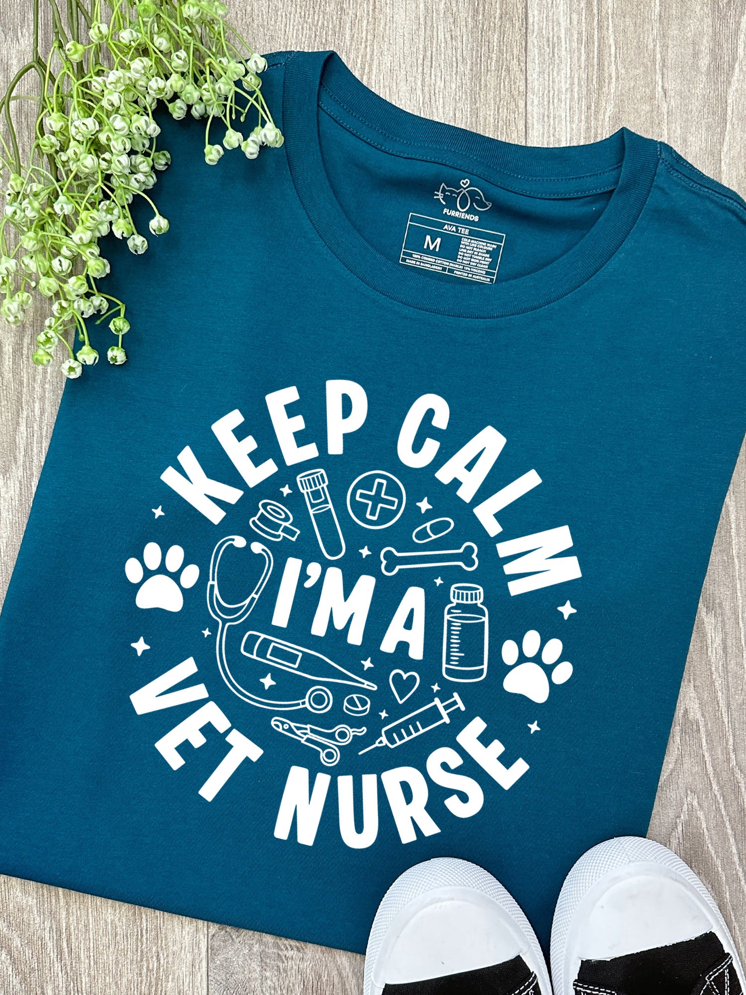 Keep Calm I'm A Vet Nurse Ava Women's Regular Fit Tee