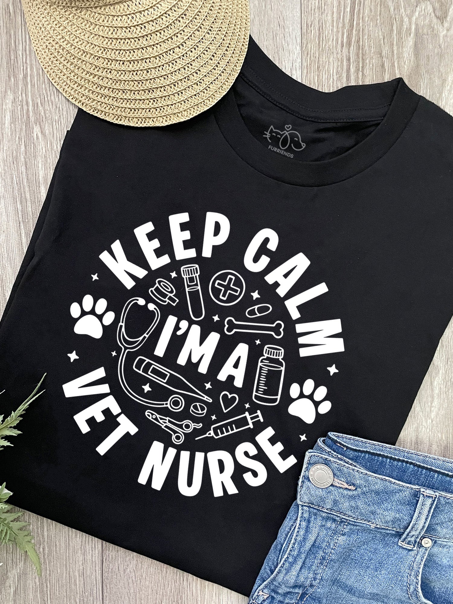 Keep Calm I'm A Vet Nurse Ava Women's Regular Fit Tee