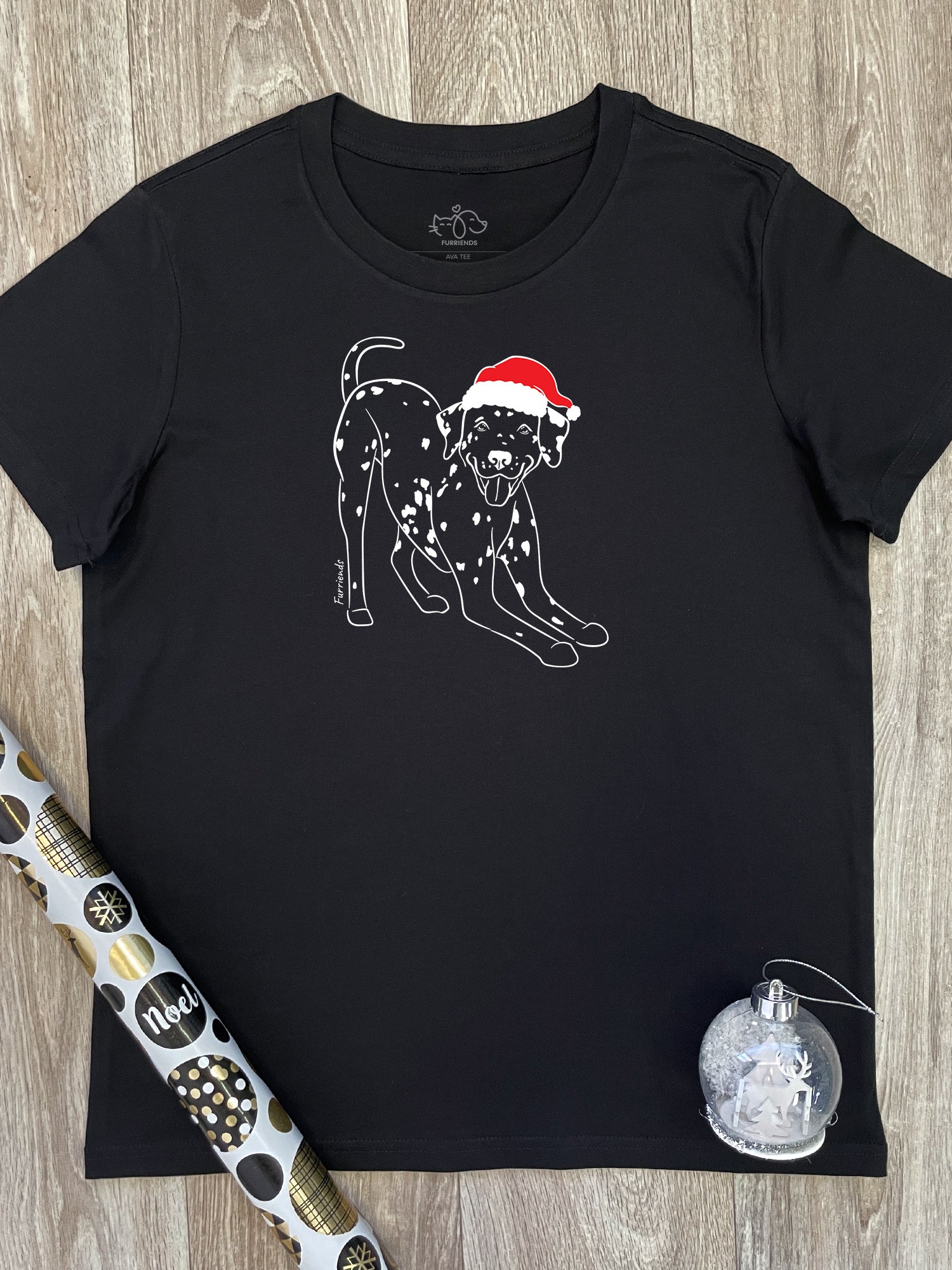 Dalmatian Christmas Edition Ava Women's Regular Fit Tee