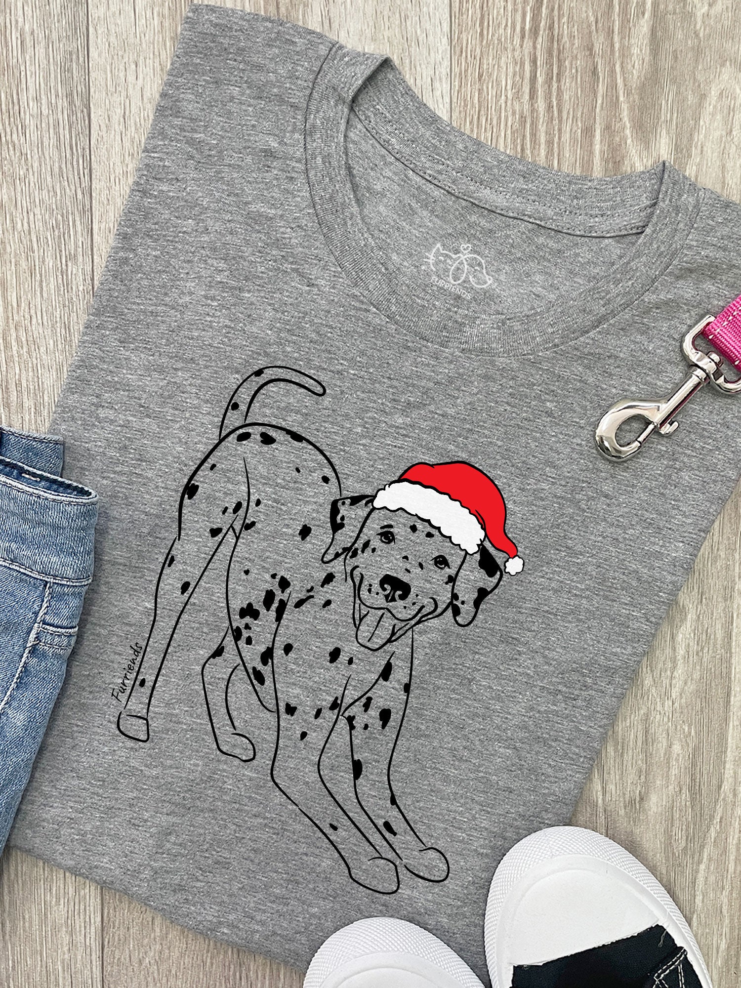 Dalmatian Christmas Edition Ava Women's Regular Fit Tee
