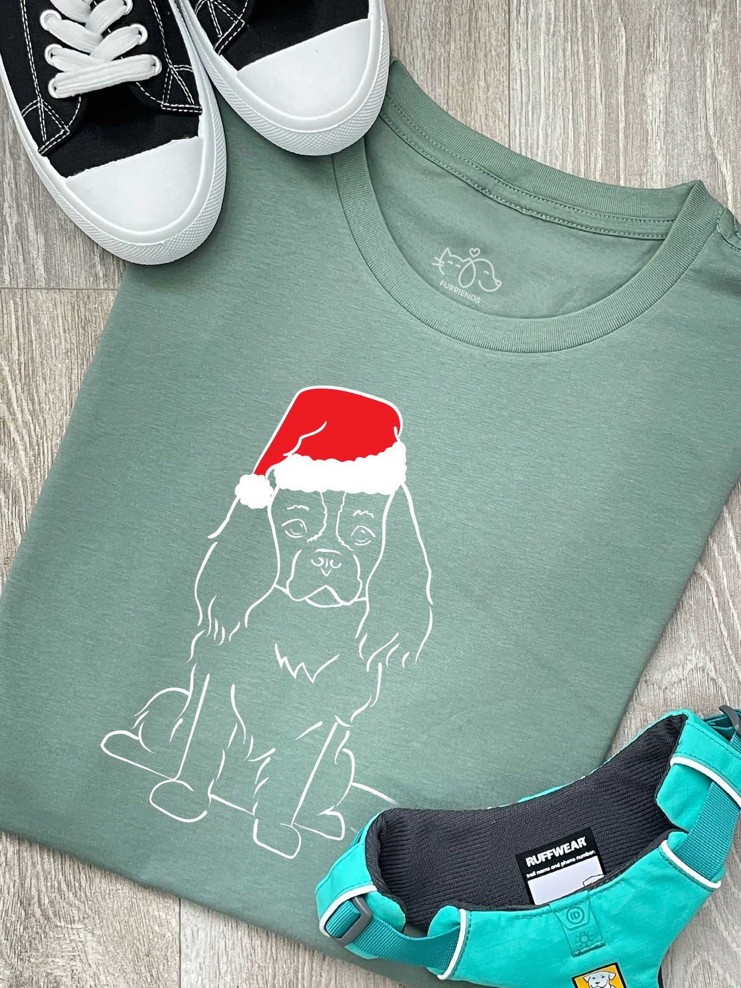 Cavalier King Charles Spaniel Christmas Edition Ava Women's Regular Fit Tee