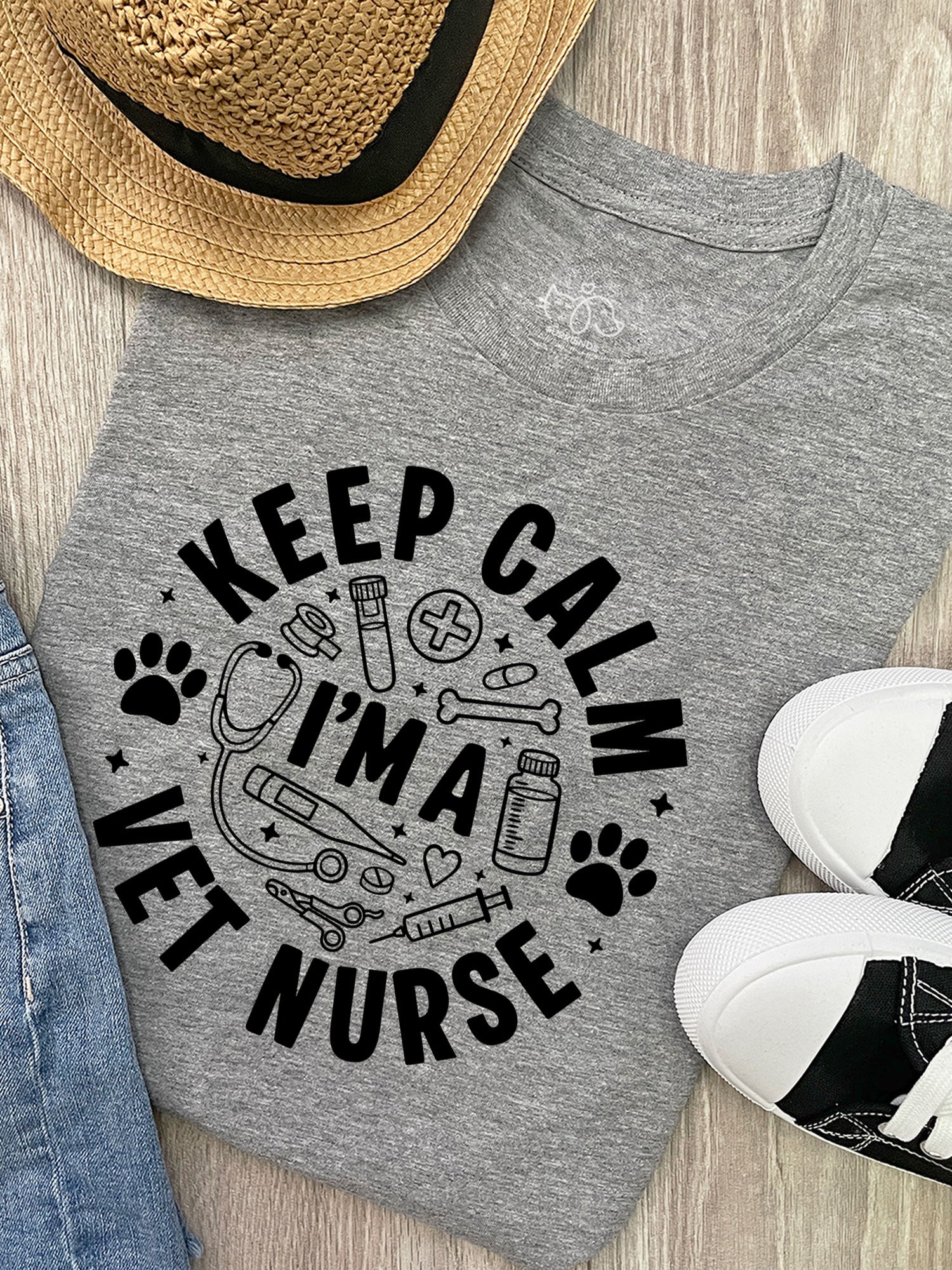 Keep Calm I'm A Vet Nurse Ava Women's Regular Fit Tee