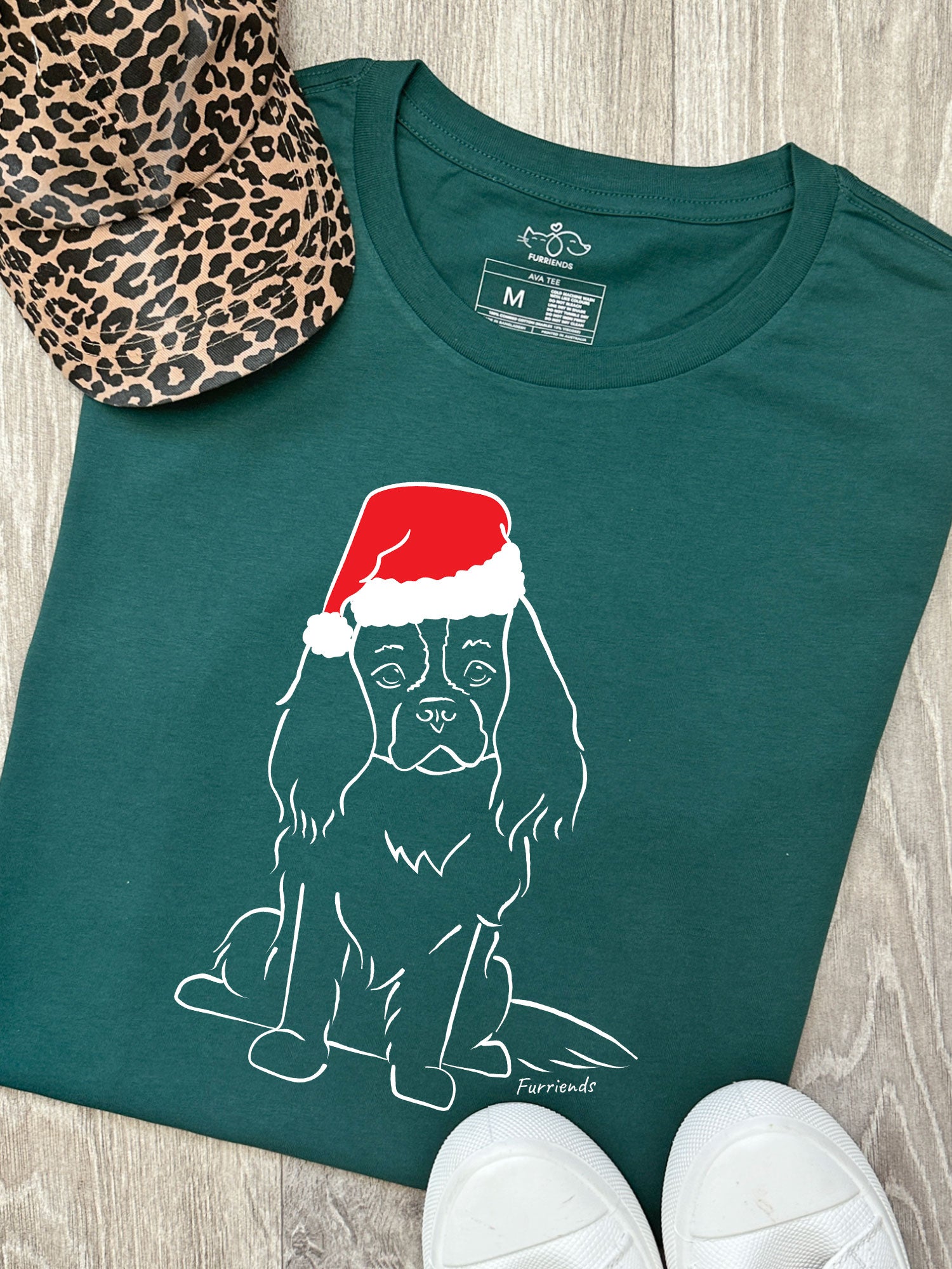 Cavalier King Charles Spaniel Christmas Edition Ava Women's Regular Fit Tee