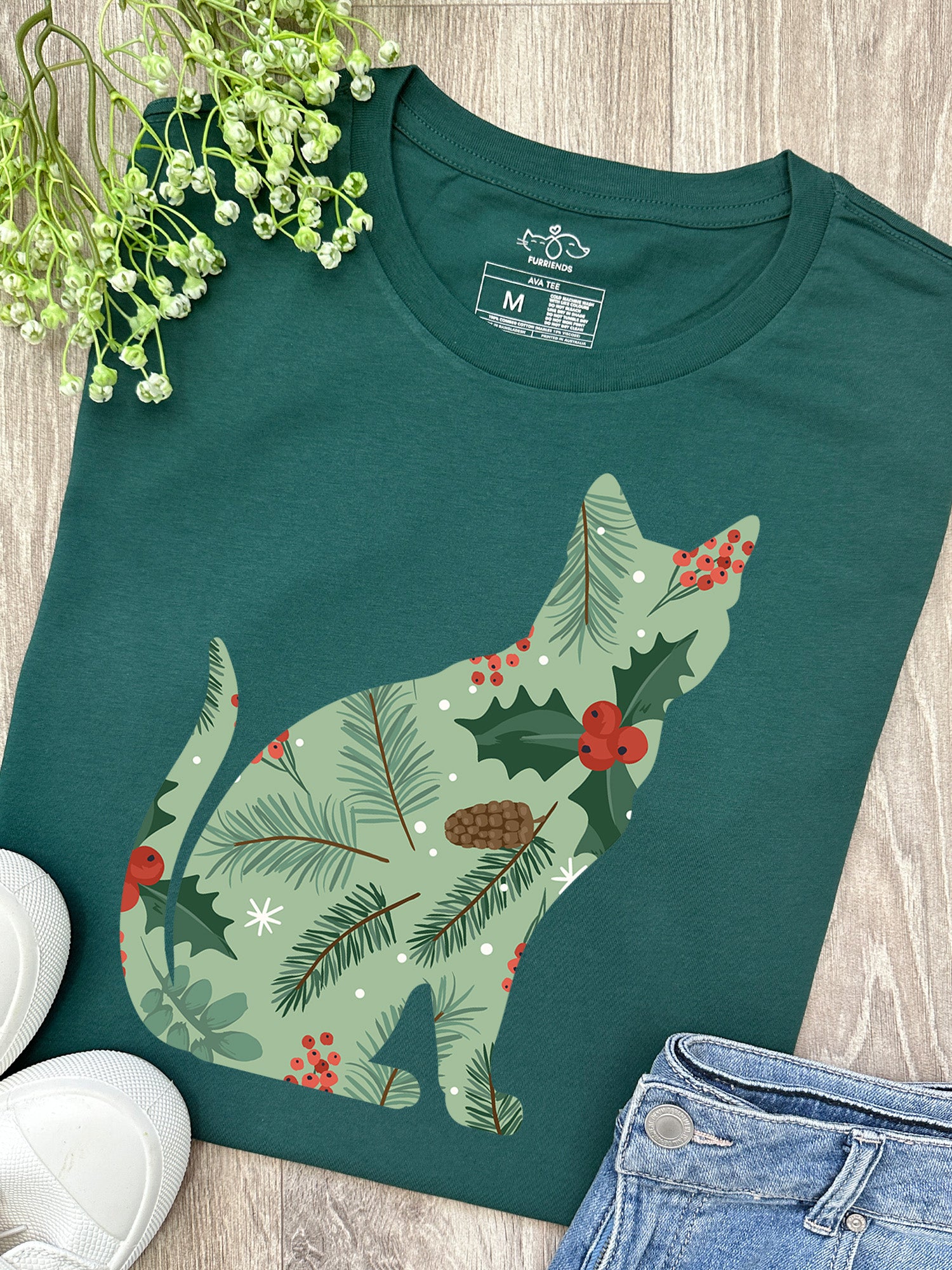 Feline Festive Ava Women's Regular Fit Tee