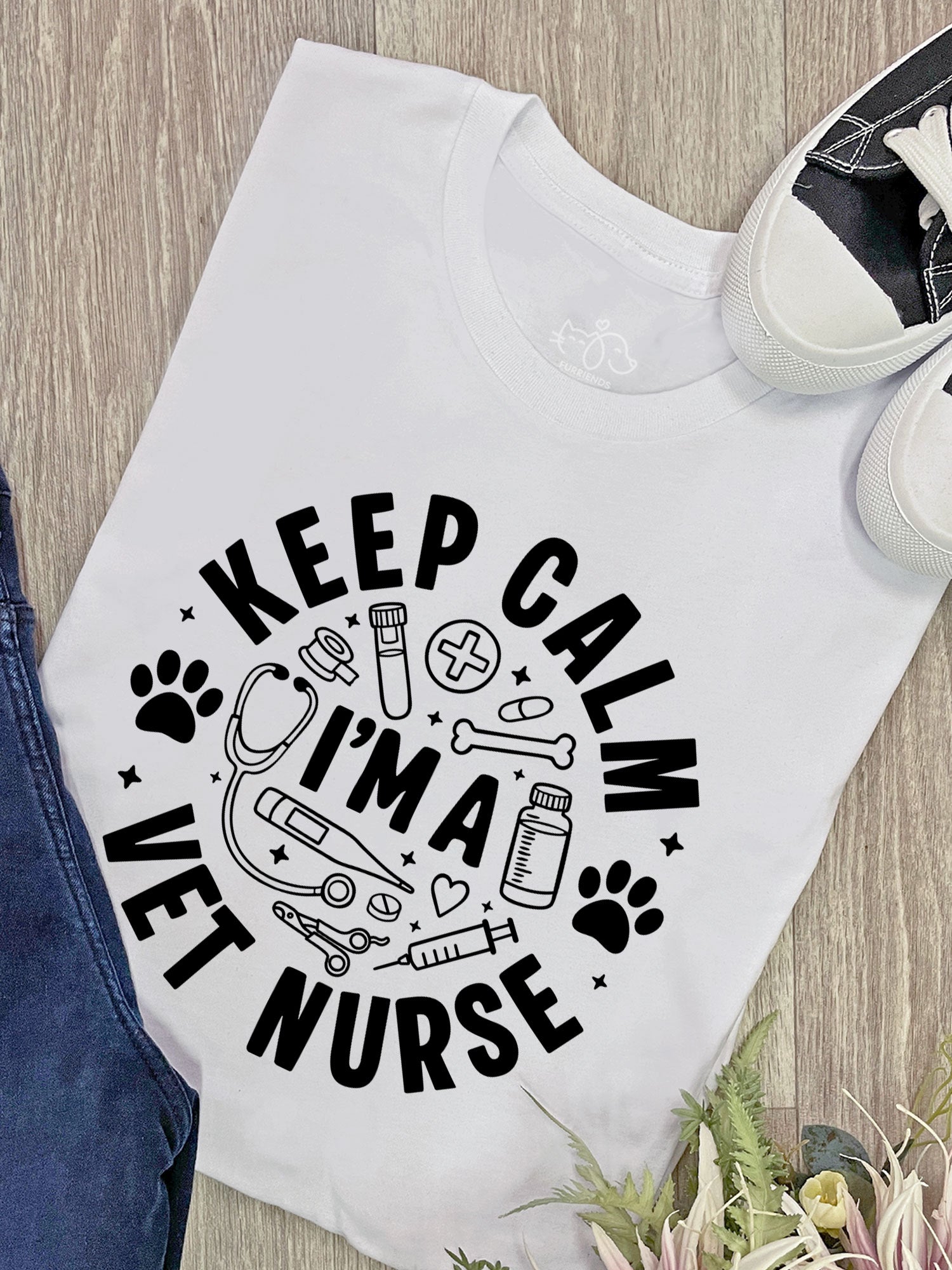 Keep Calm I'm A Vet Nurse Ava Women's Regular Fit Tee