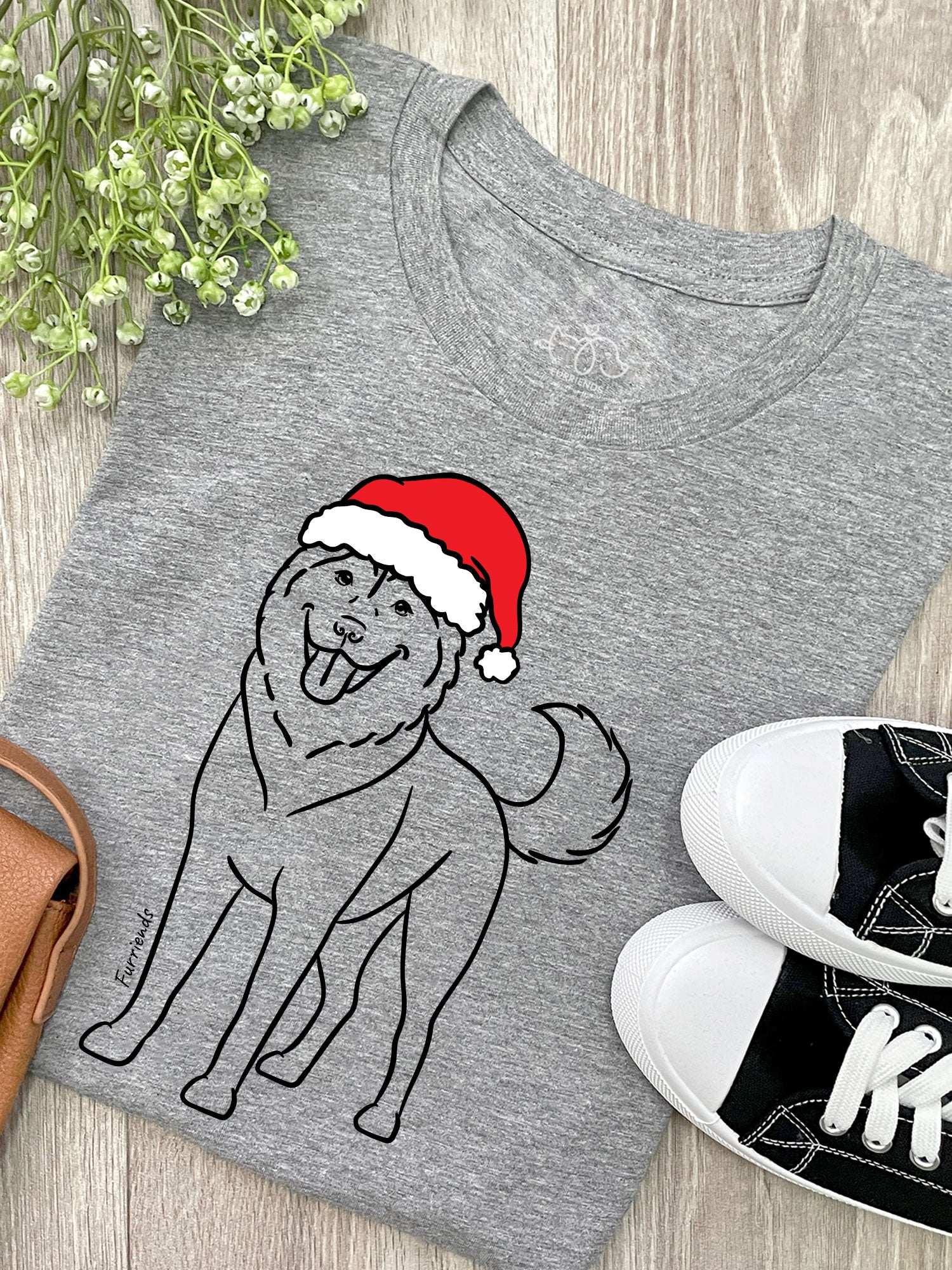 Husky Christmas Edition Ava Women's Regular Fit Tee