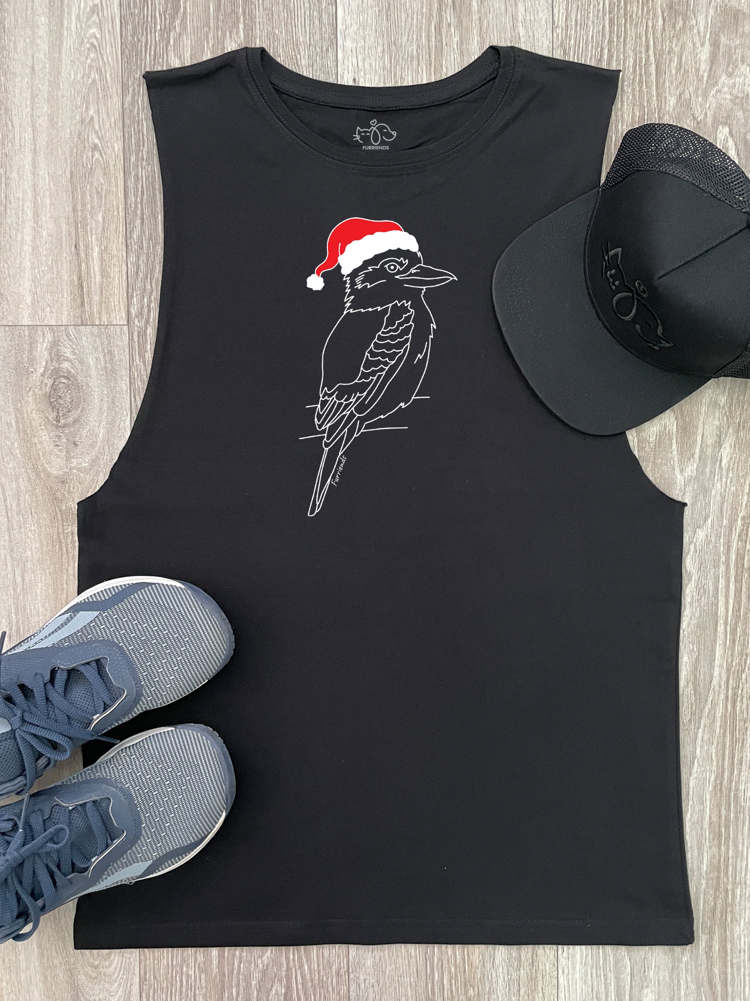 Kookaburra Christmas Edition Axel Drop Armhole Muscle Tank