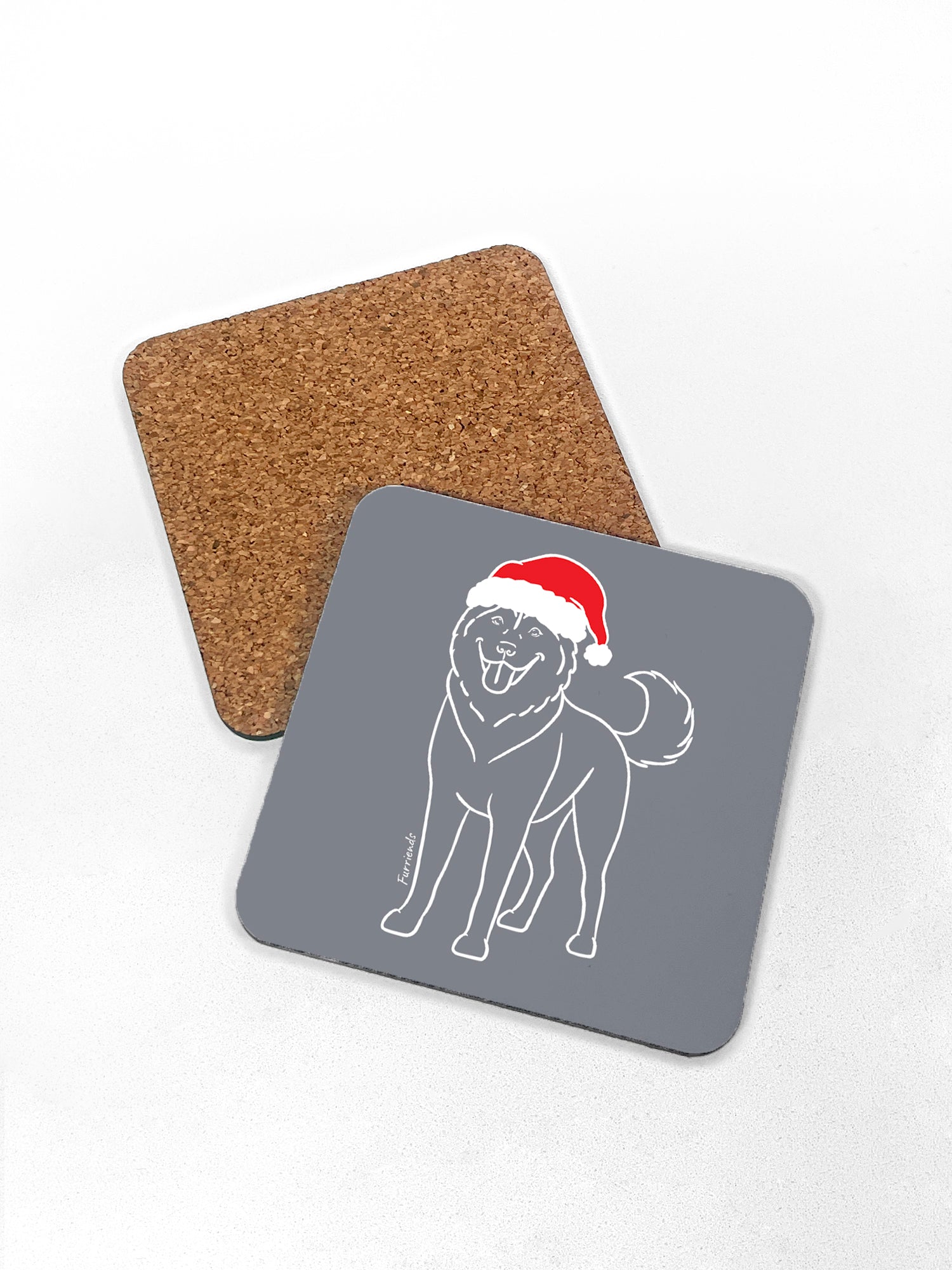 Husky Christmas Edition Coaster