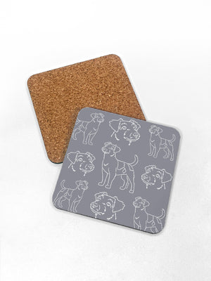 Jack Russell Terrier (Rough Coat) Coaster