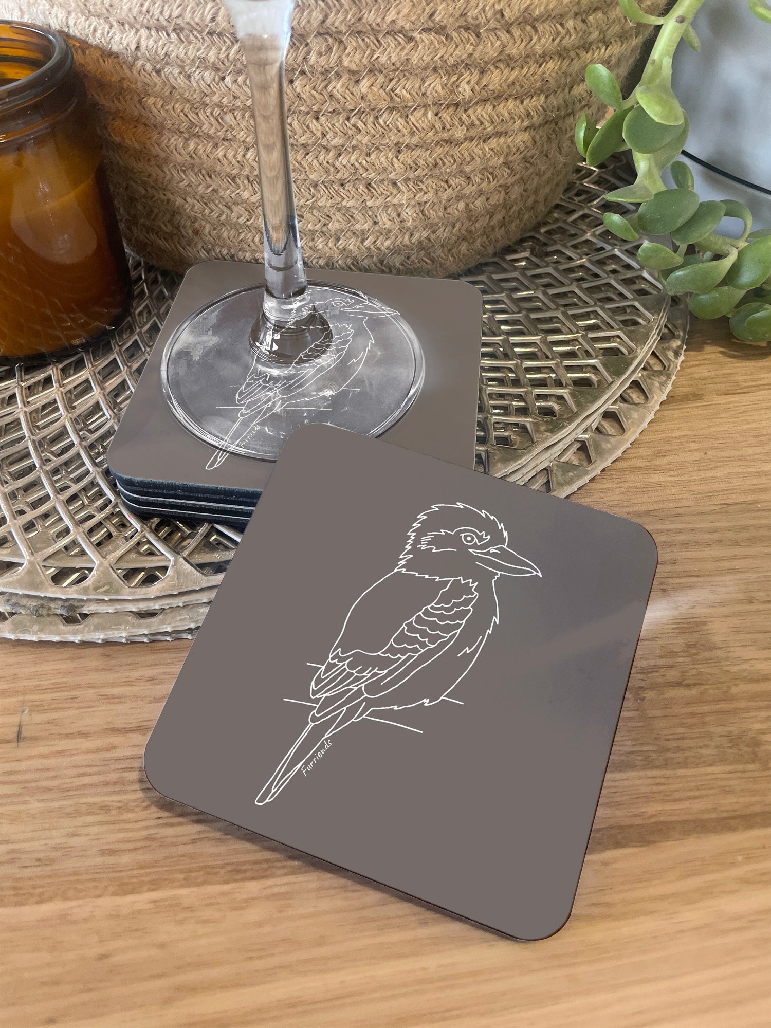 Kookaburra Coaster