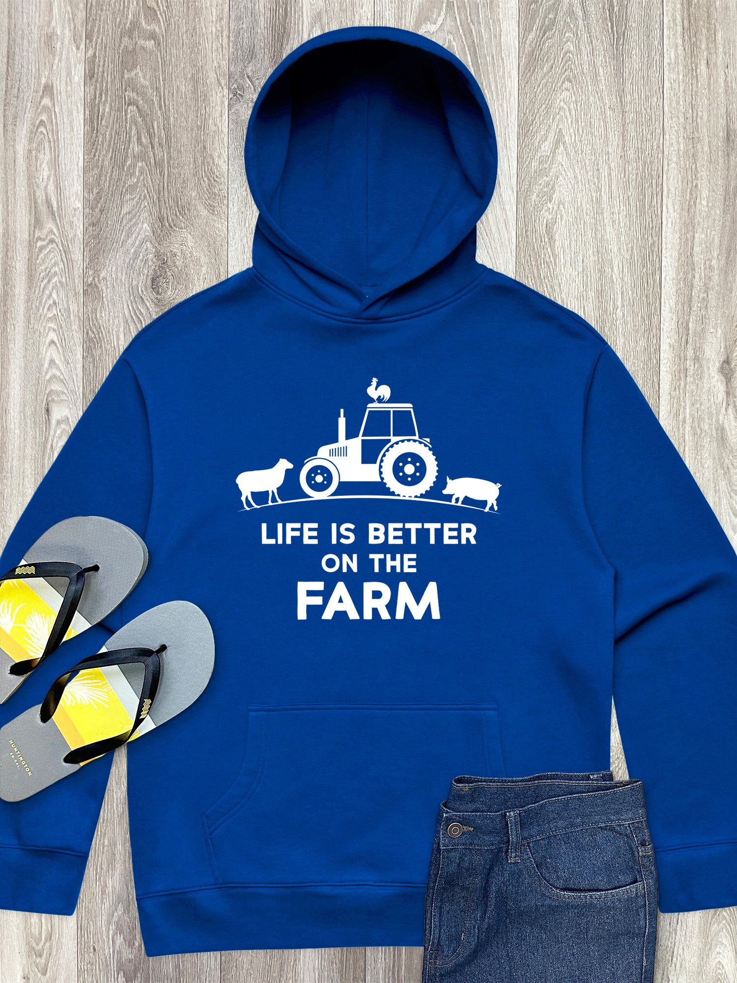 Farm Life Men's Comfort Hood