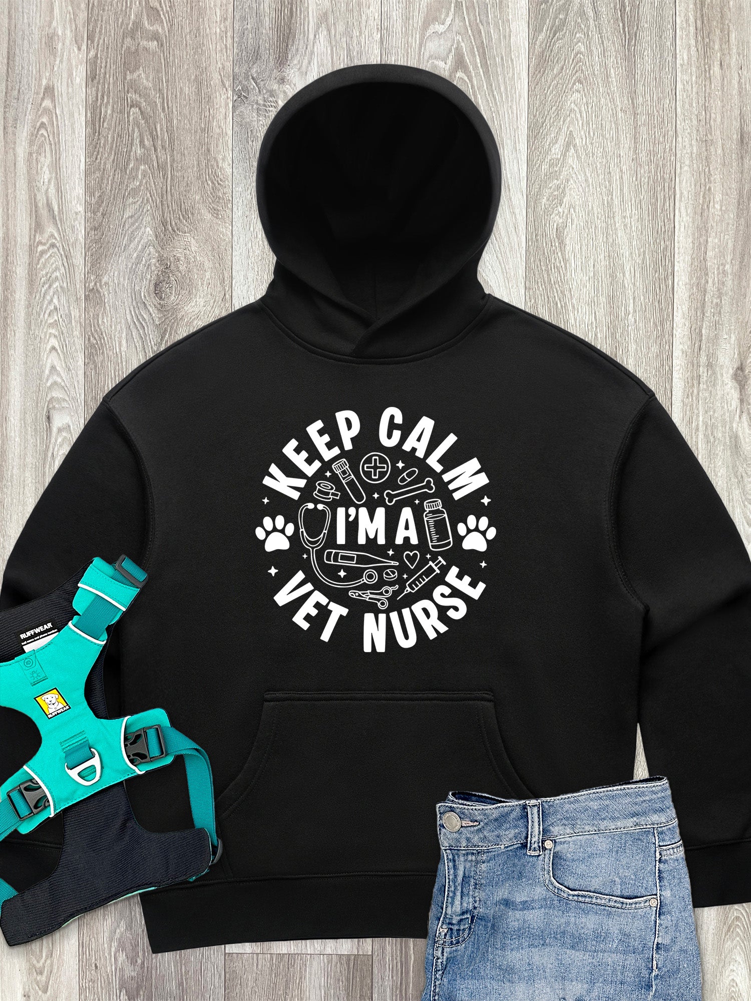 Keep Calm I'm A Vet Nurse Women's Comfort Hood
