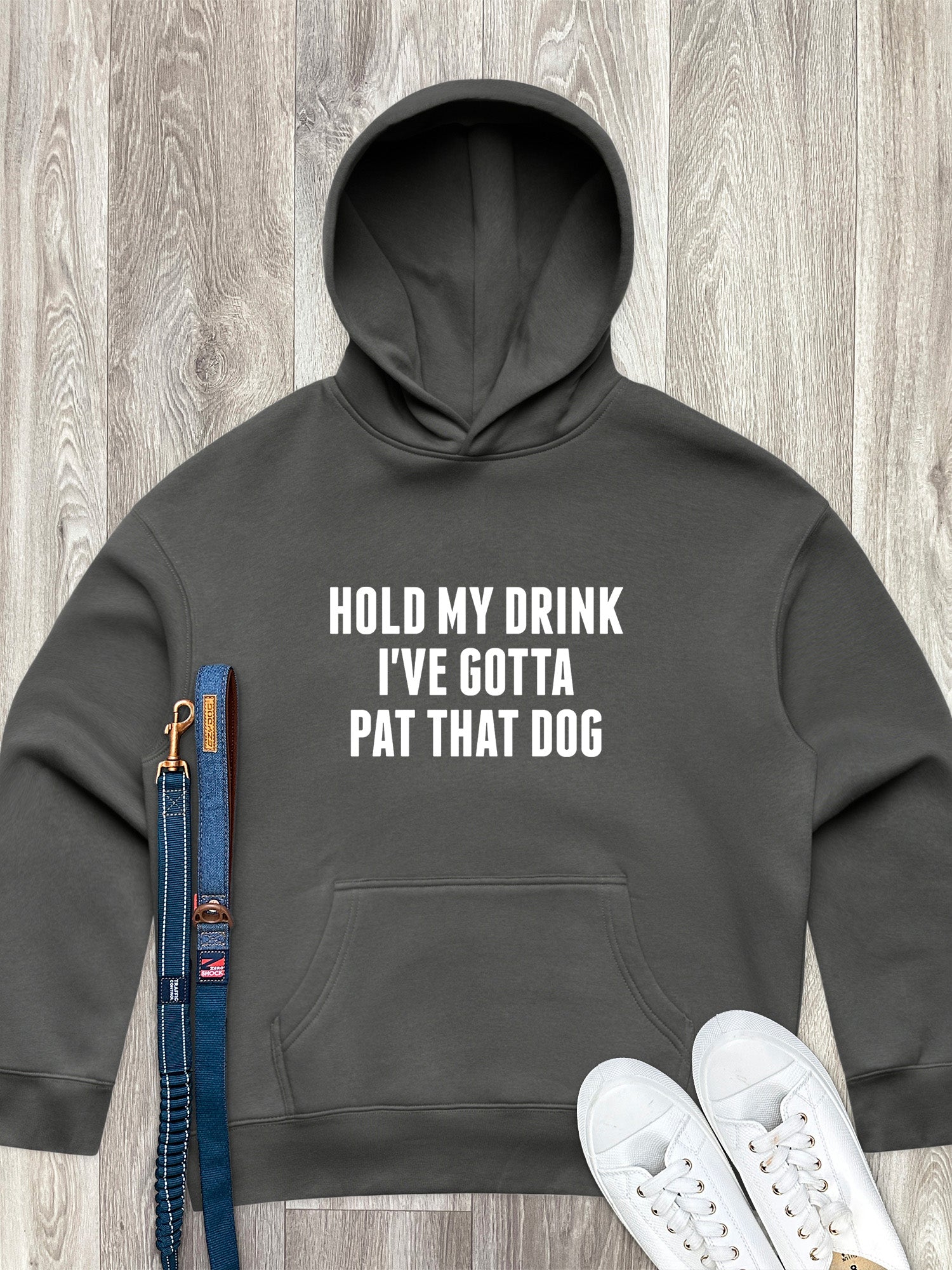 Hold My Drink I've Gotta Pat That Dog Women's Comfort Hood