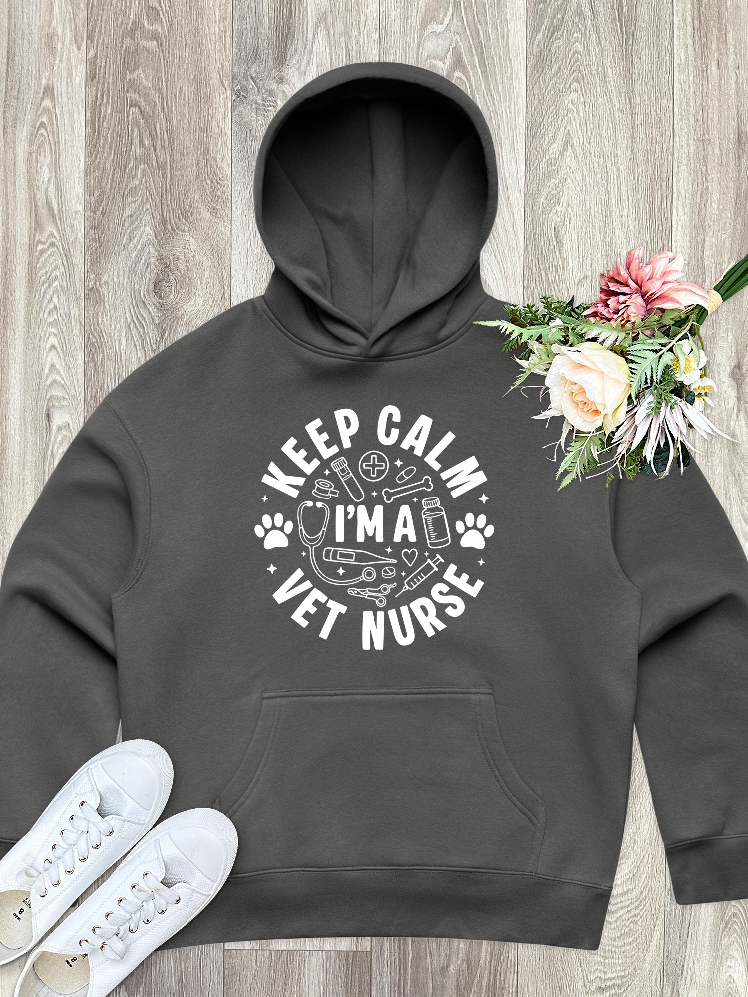 Keep Calm I'm A Vet Nurse Women's Comfort Hood