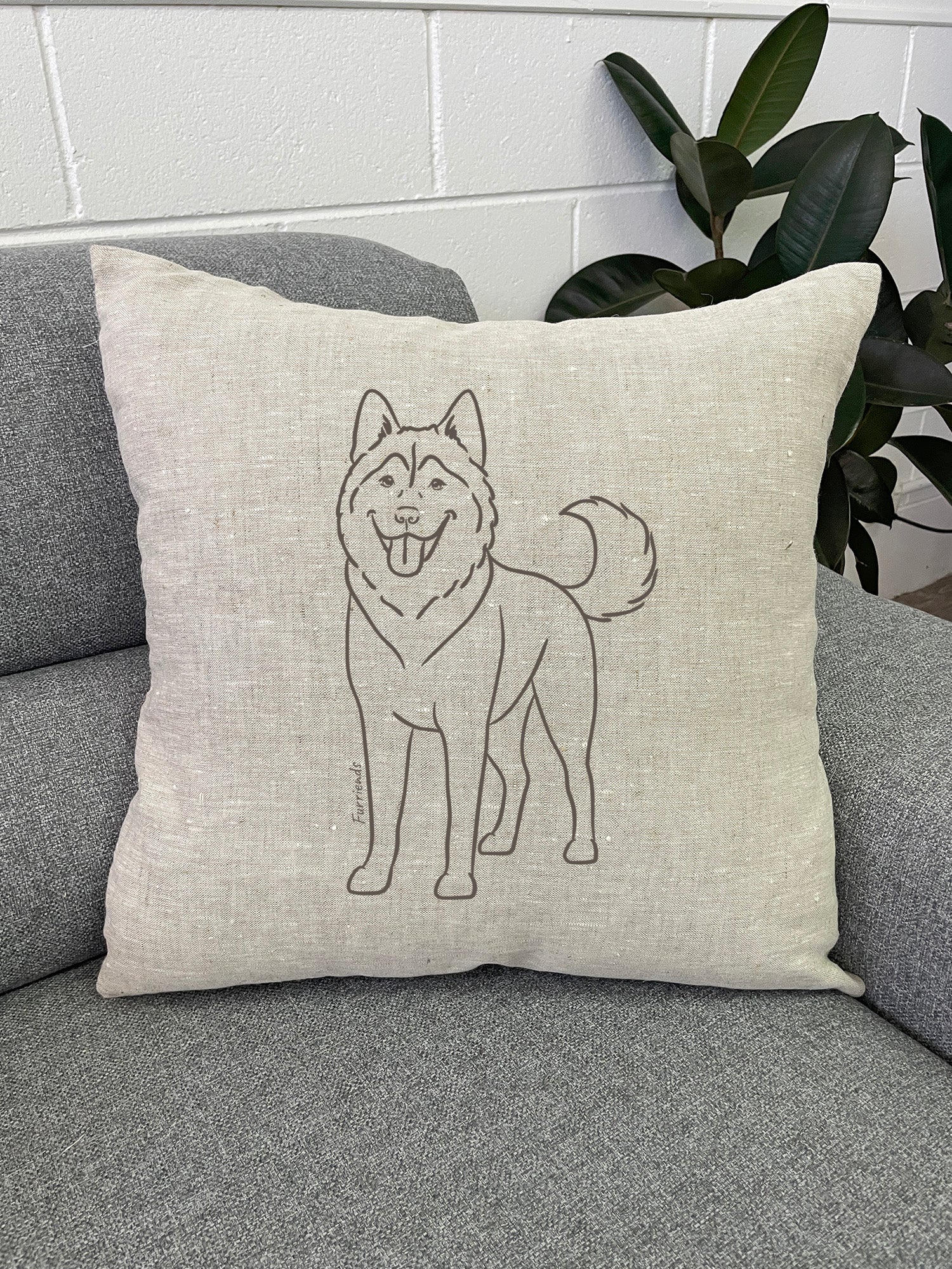Husky Linen Cushion Cover