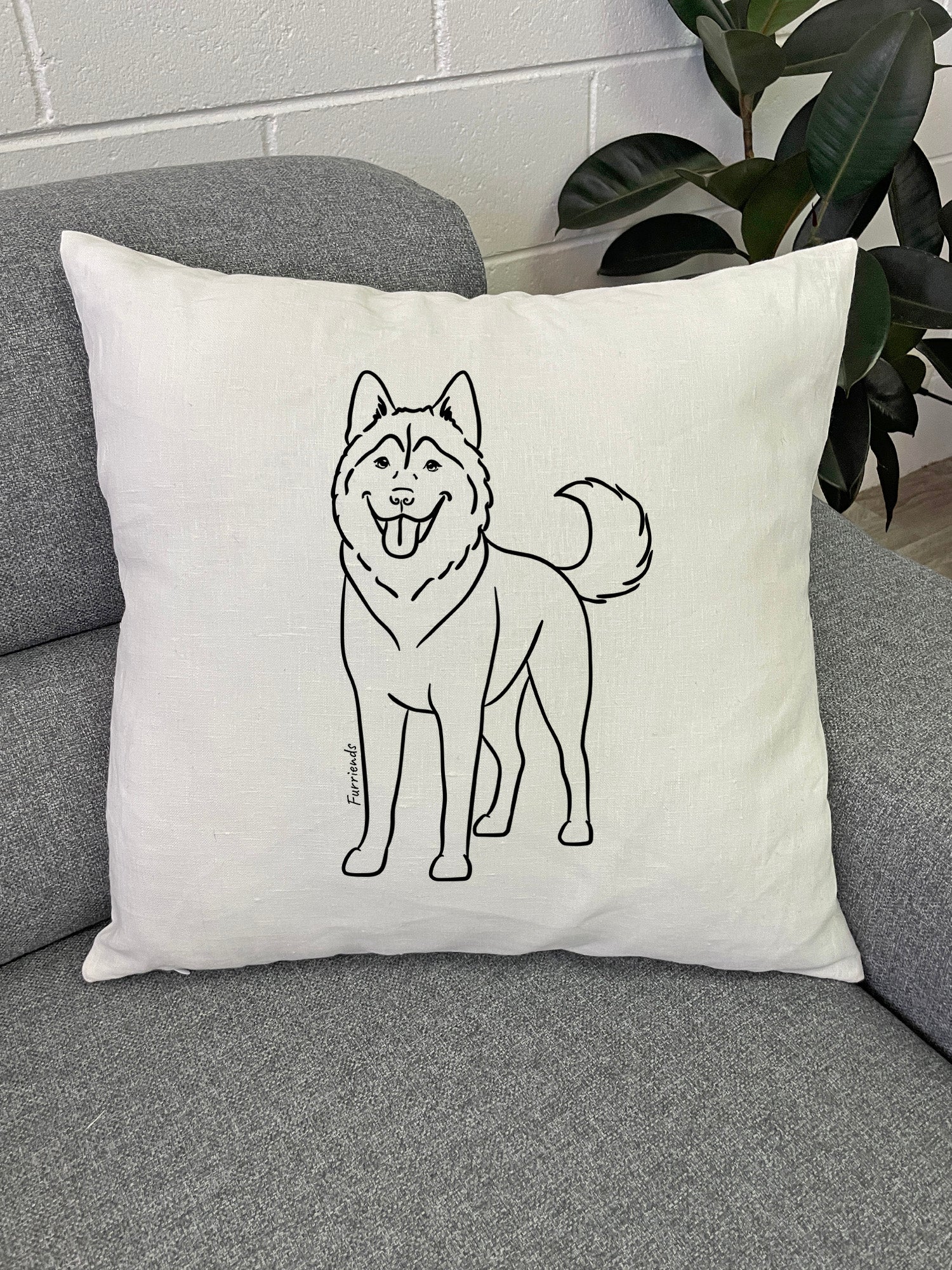 Husky Linen Cushion Cover