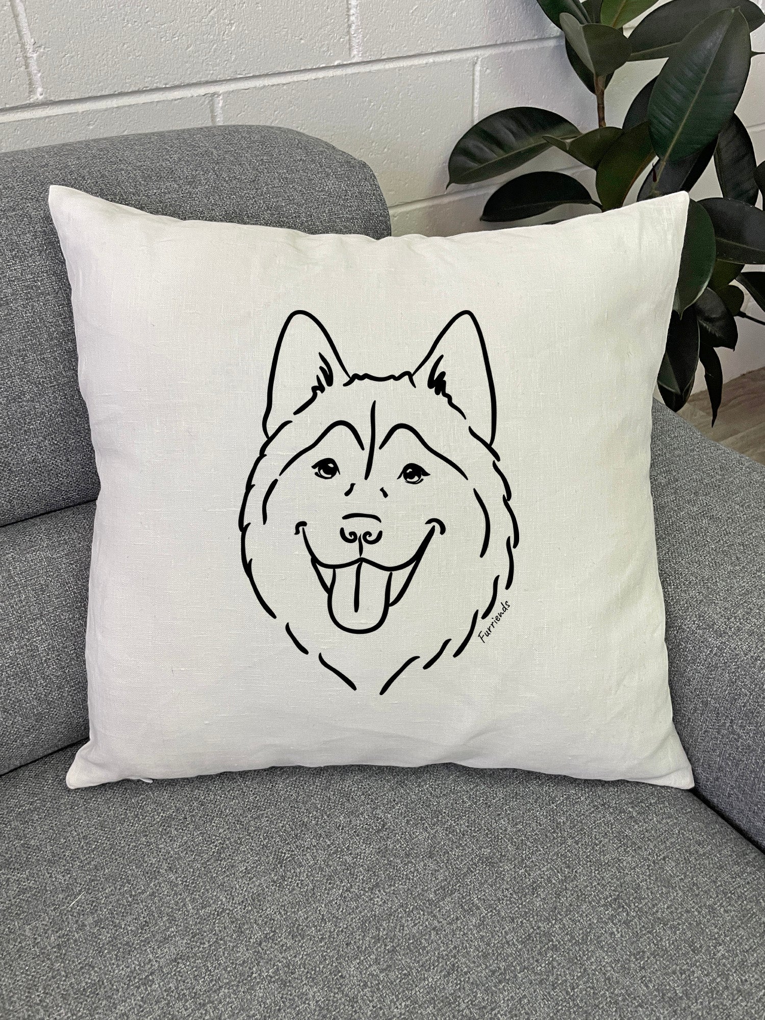 Husky Linen Cushion Cover