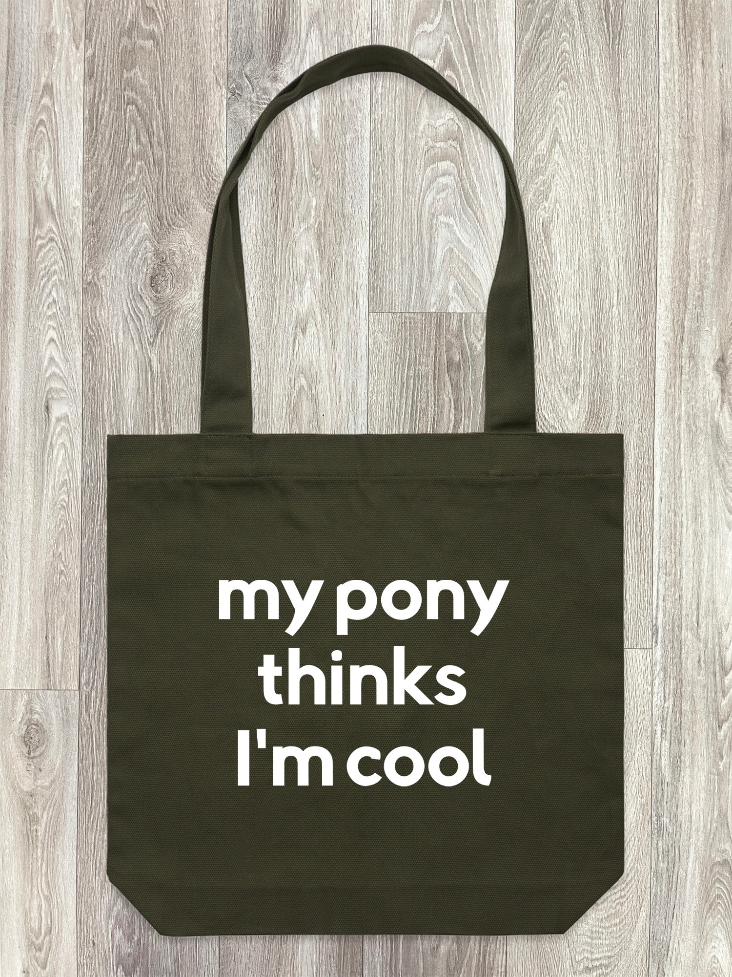 My Pony Thinks I'm Cool Edith Tote Bag