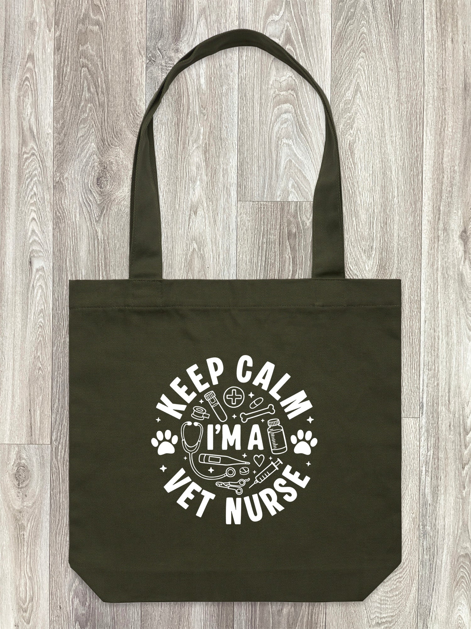 Keep Calm I'm A Vet Nurse Edith Tote Bag