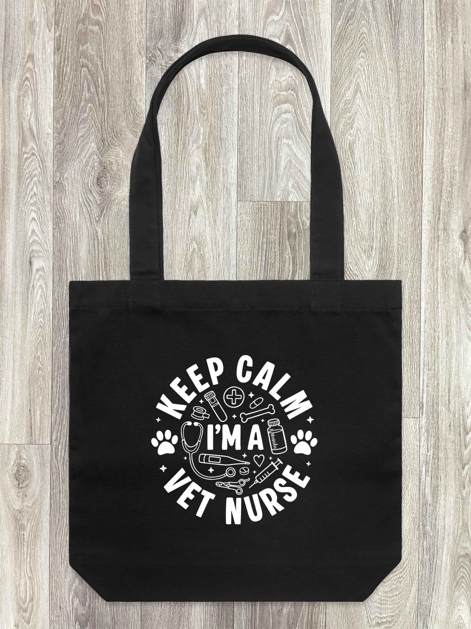 Keep Calm I'm A Vet Nurse Edith Tote Bag