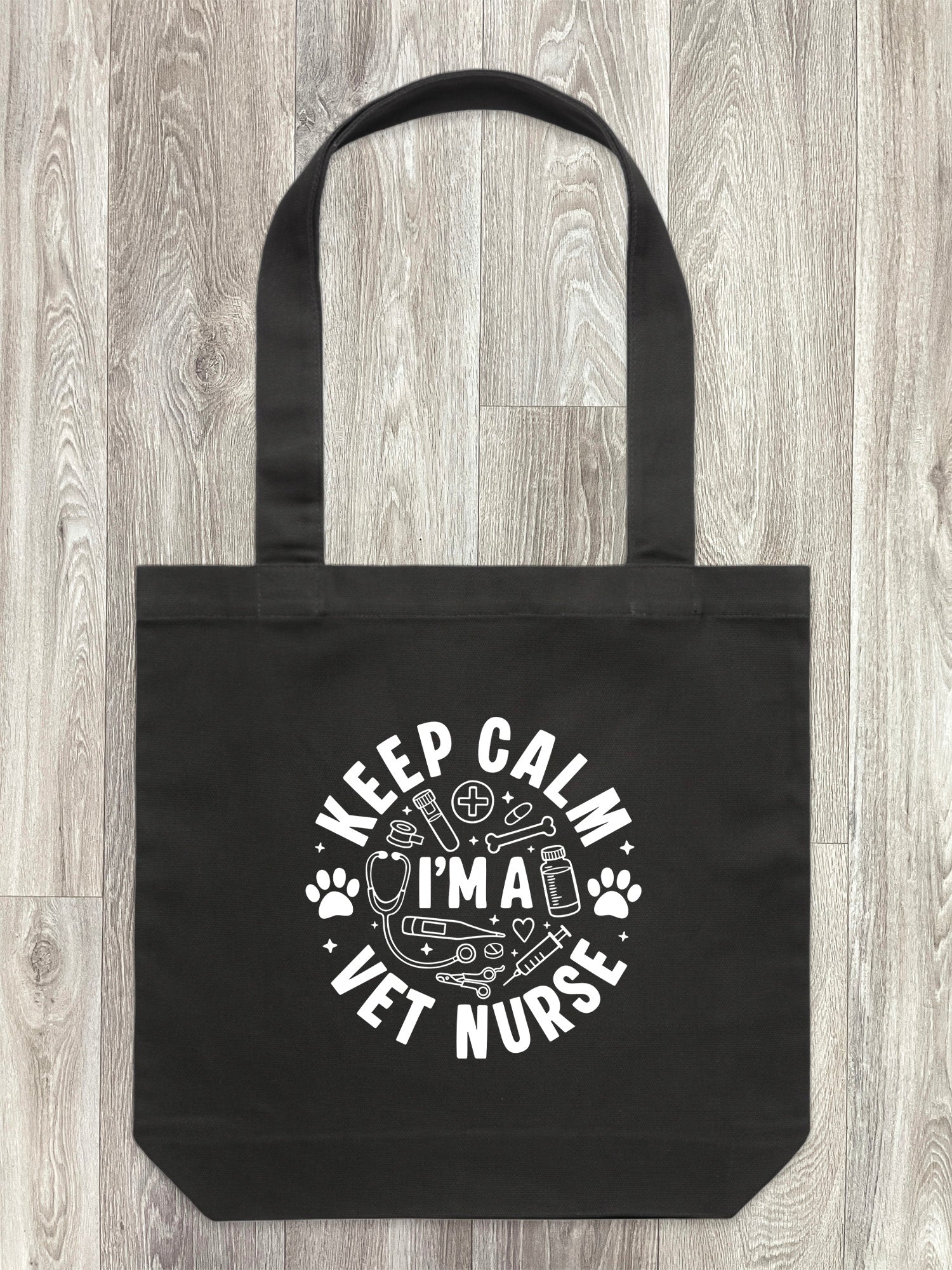 Keep Calm I'm A Vet Nurse Edith Tote Bag