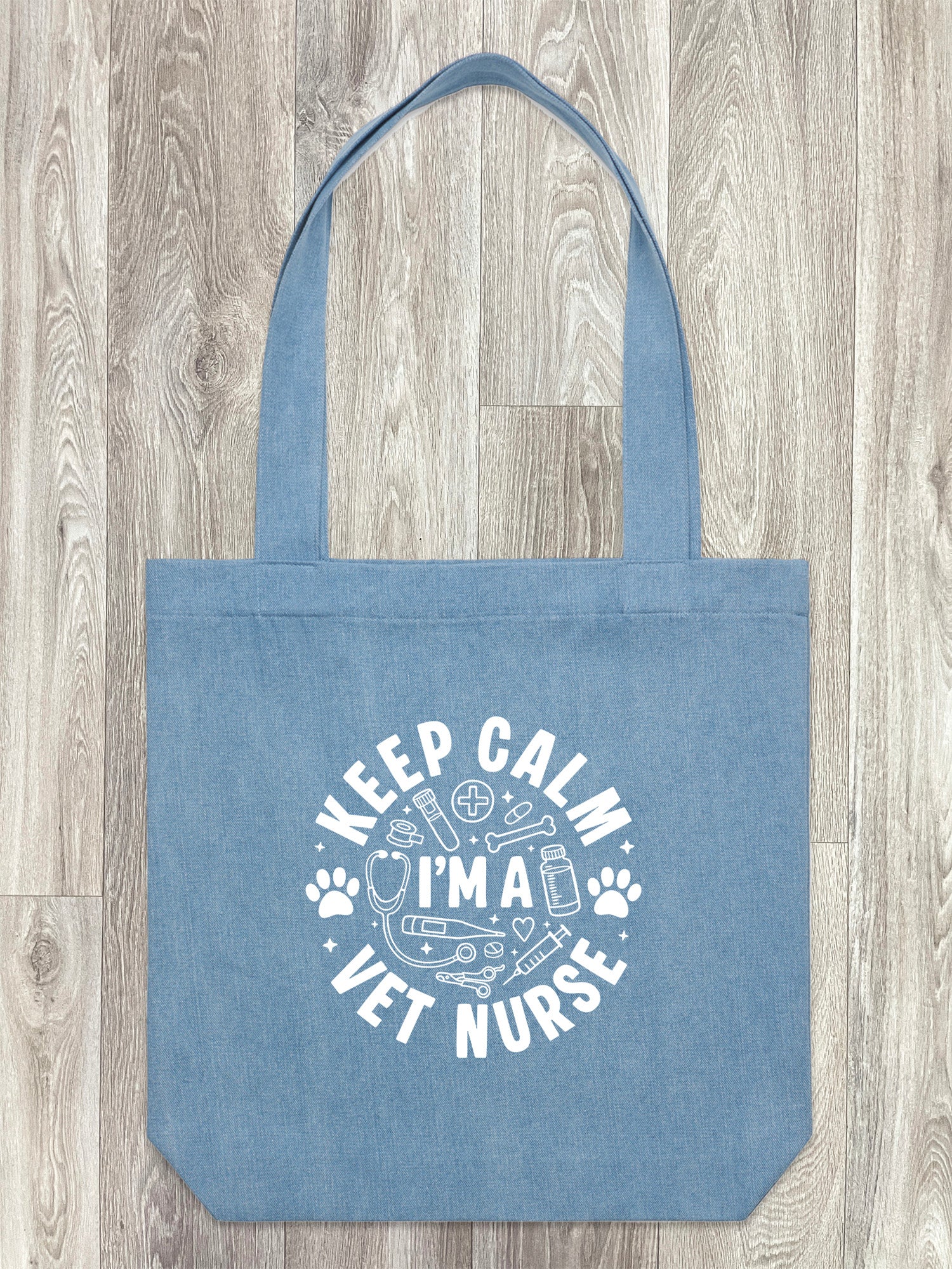 Keep Calm I'm A Vet Nurse Edith Tote Bag