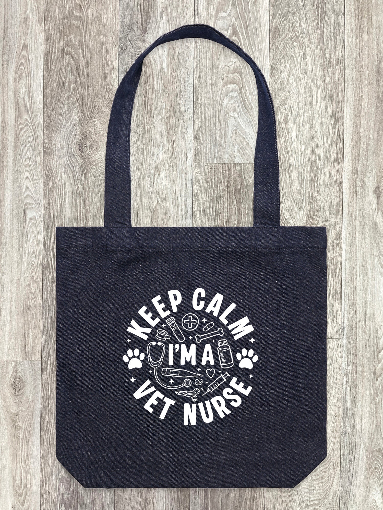 Keep Calm I'm A Vet Nurse Edith Tote Bag