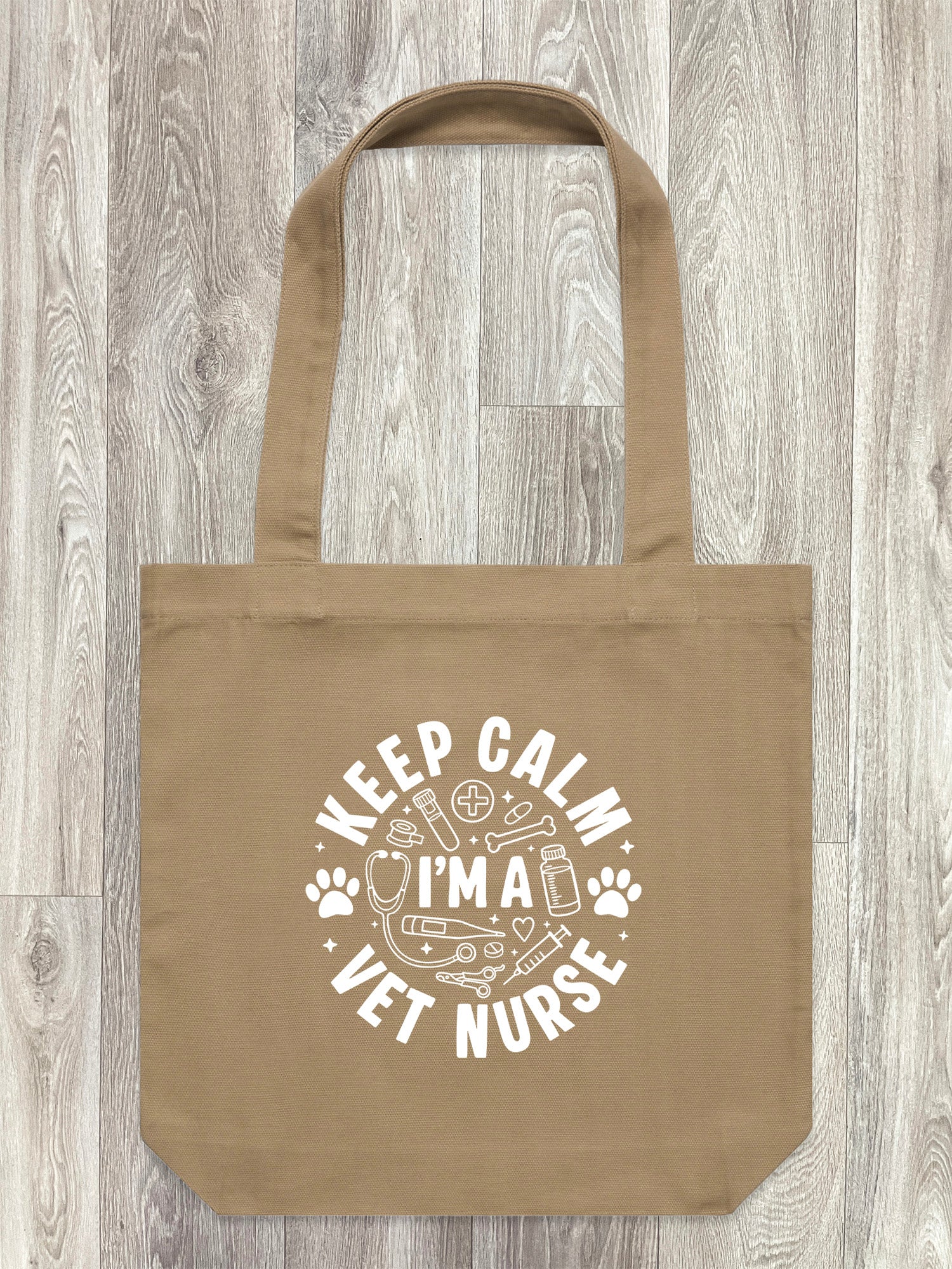 Keep Calm I'm A Vet Nurse Edith Tote Bag