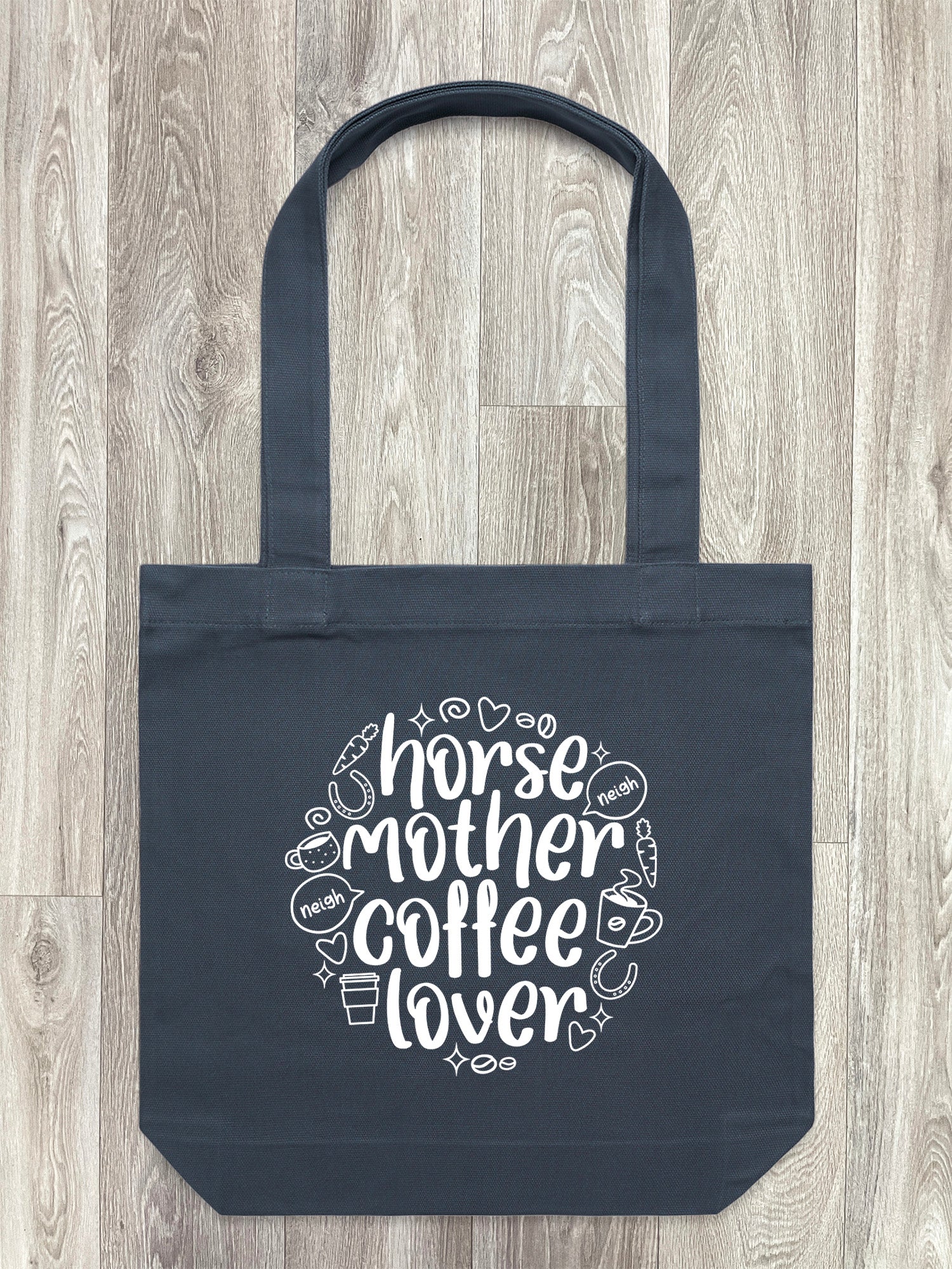 Horse Mother Coffee Lover Edith Tote Bag