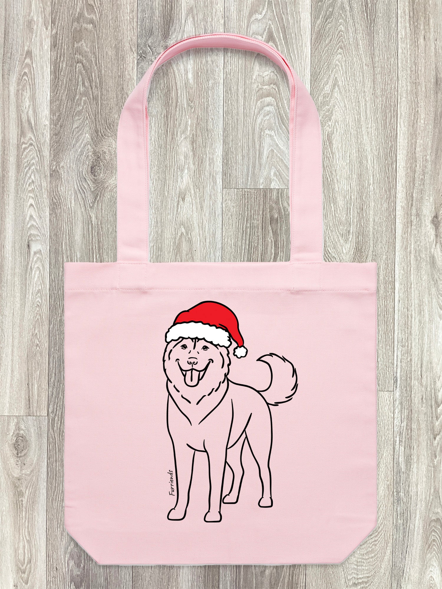 Husky Christmas Edition Edith Tote Bag