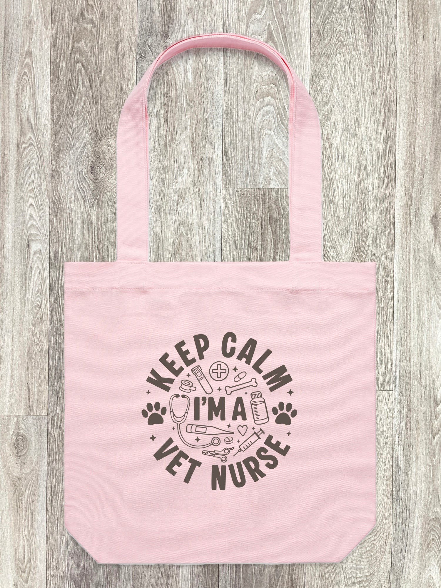 Keep Calm I'm A Vet Nurse Edith Tote Bag