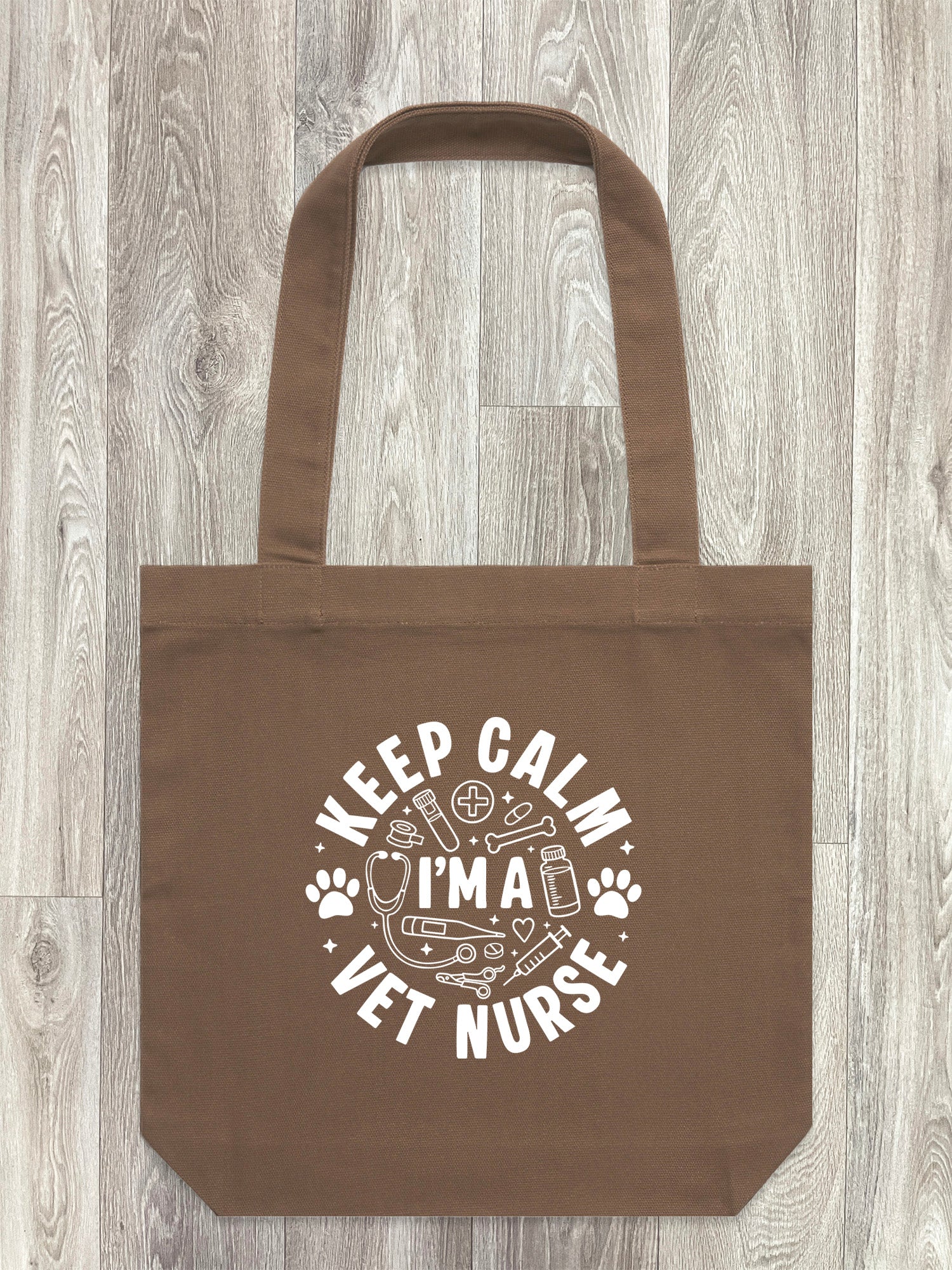 Keep Calm I'm A Vet Nurse Edith Tote Bag