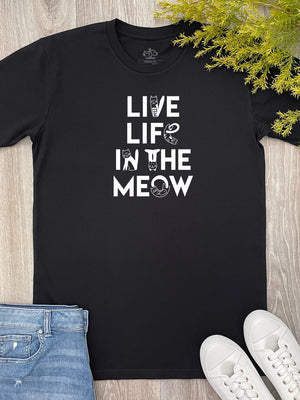 Live Life In The Meow Essential Unisex Tee