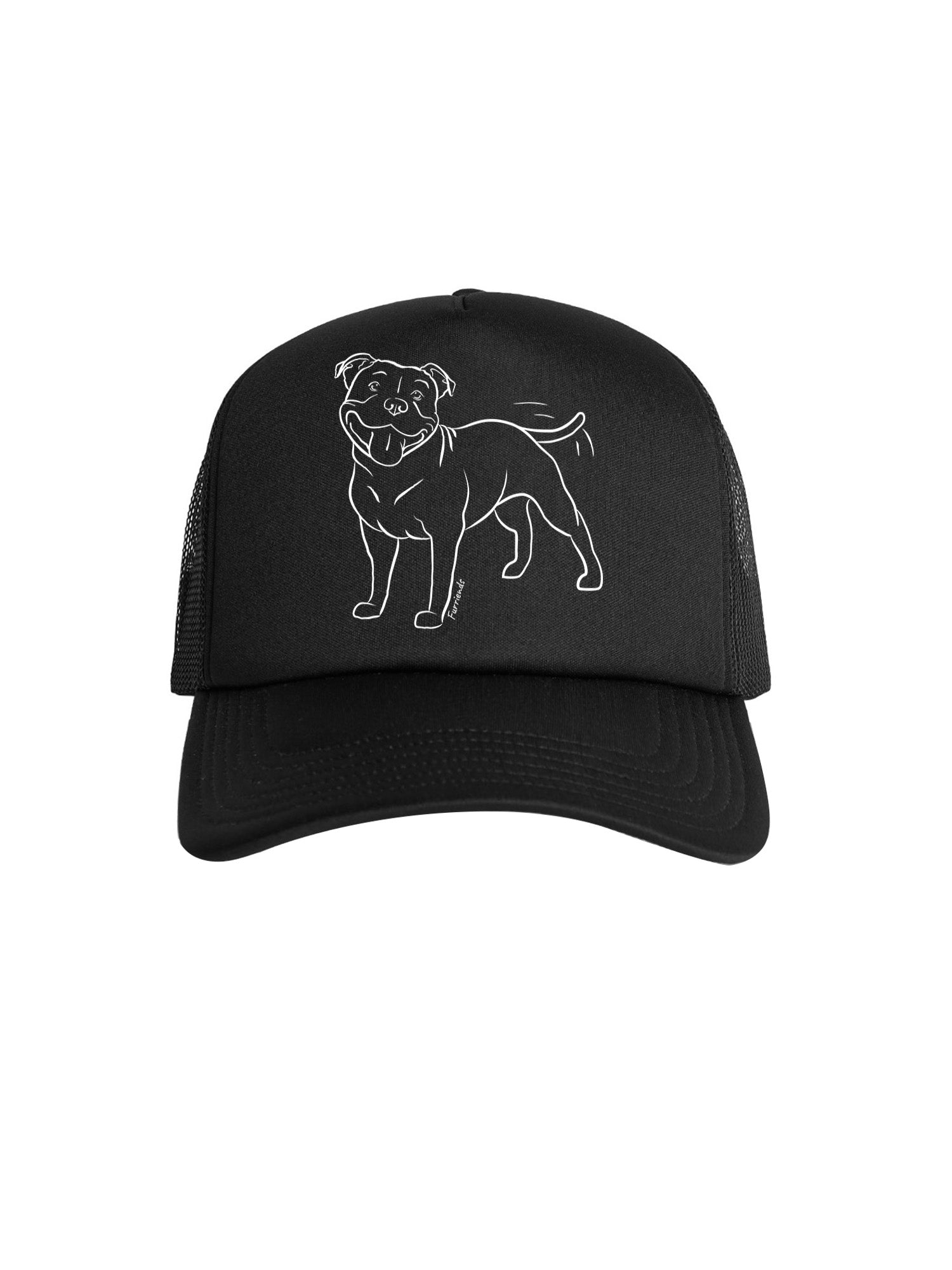 Staffordshire Bull Terrier Foam Trucker Cap
