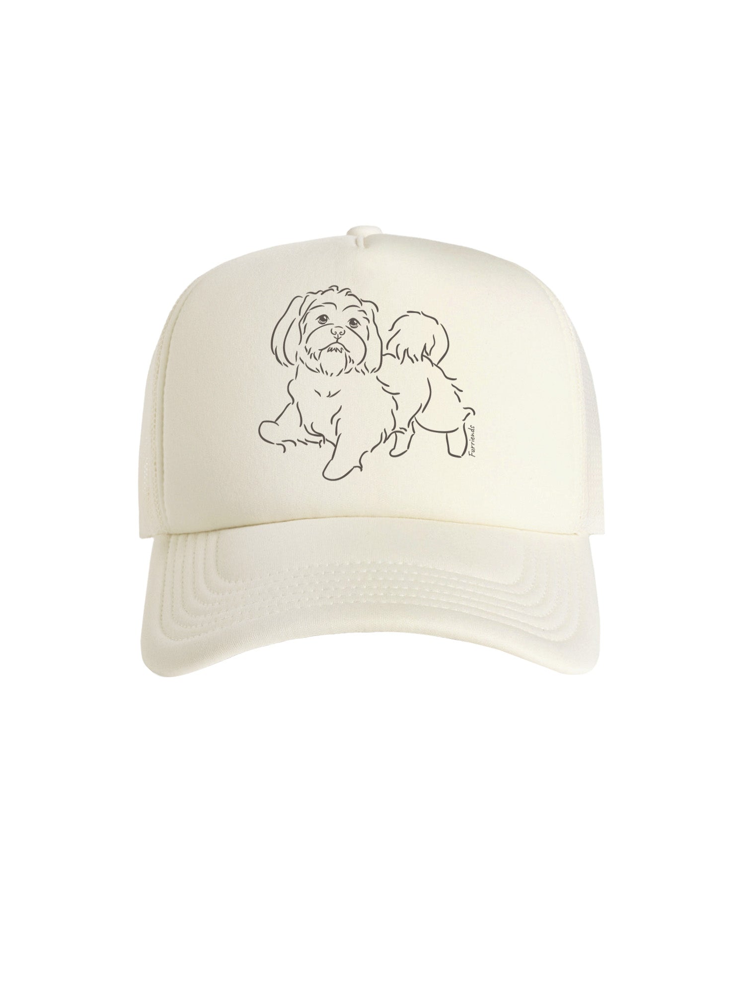 Shih Tzu Foam Trucker Cap
