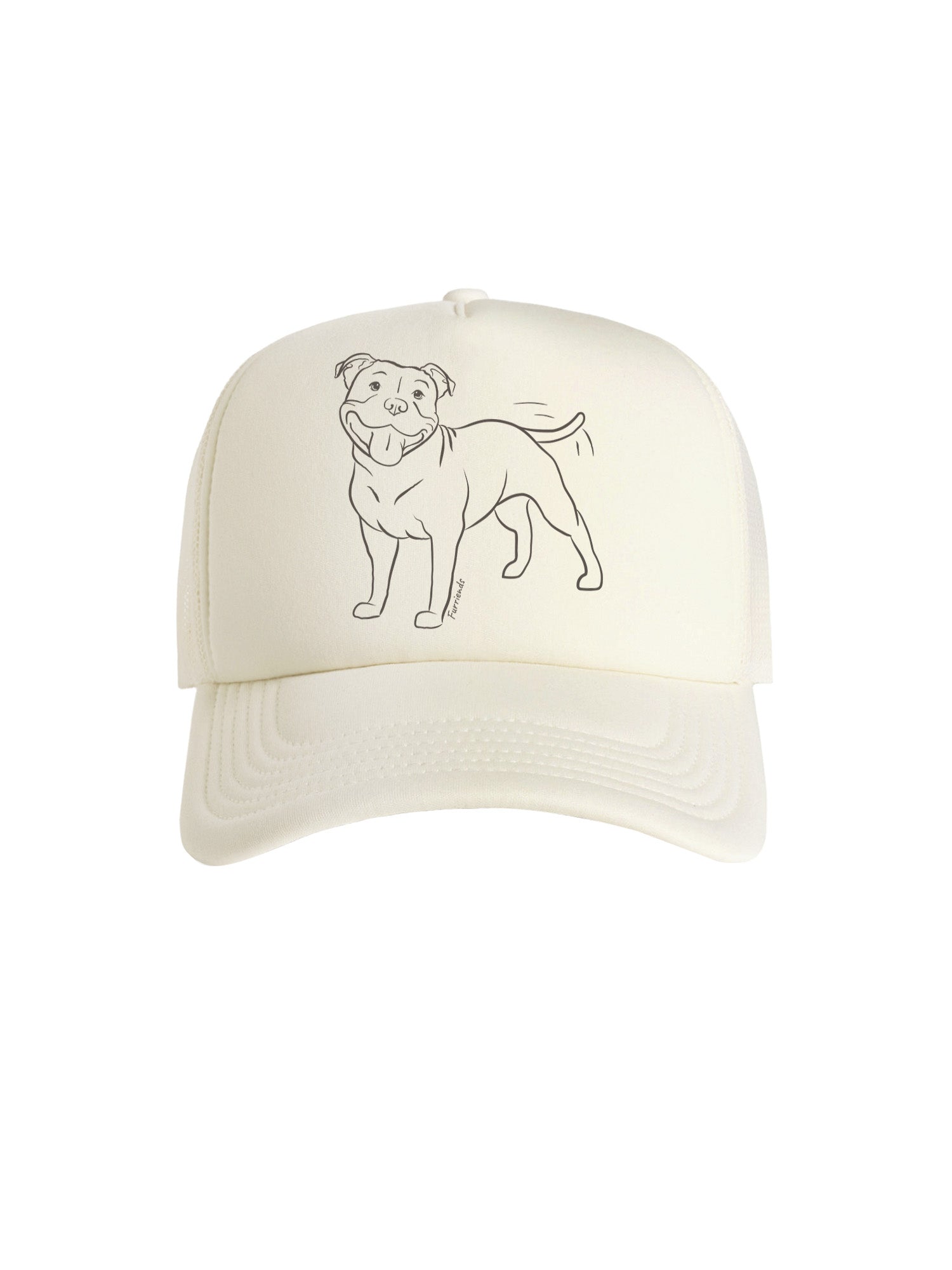 Staffordshire Bull Terrier Foam Trucker Cap