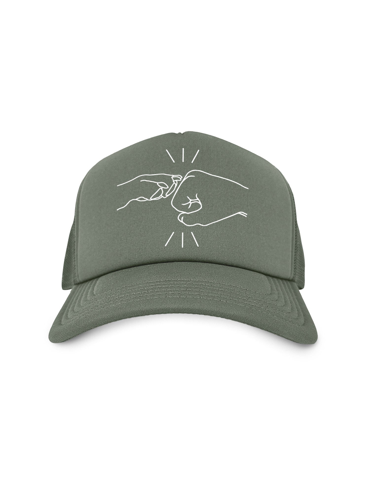 Paw Fist Bump Foam Trucker Cap