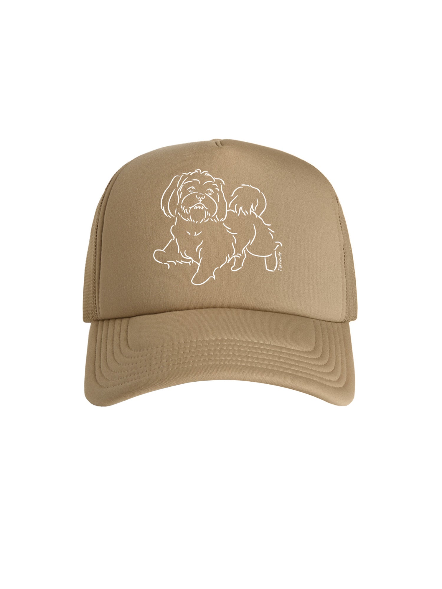 Shih Tzu Foam Trucker Cap