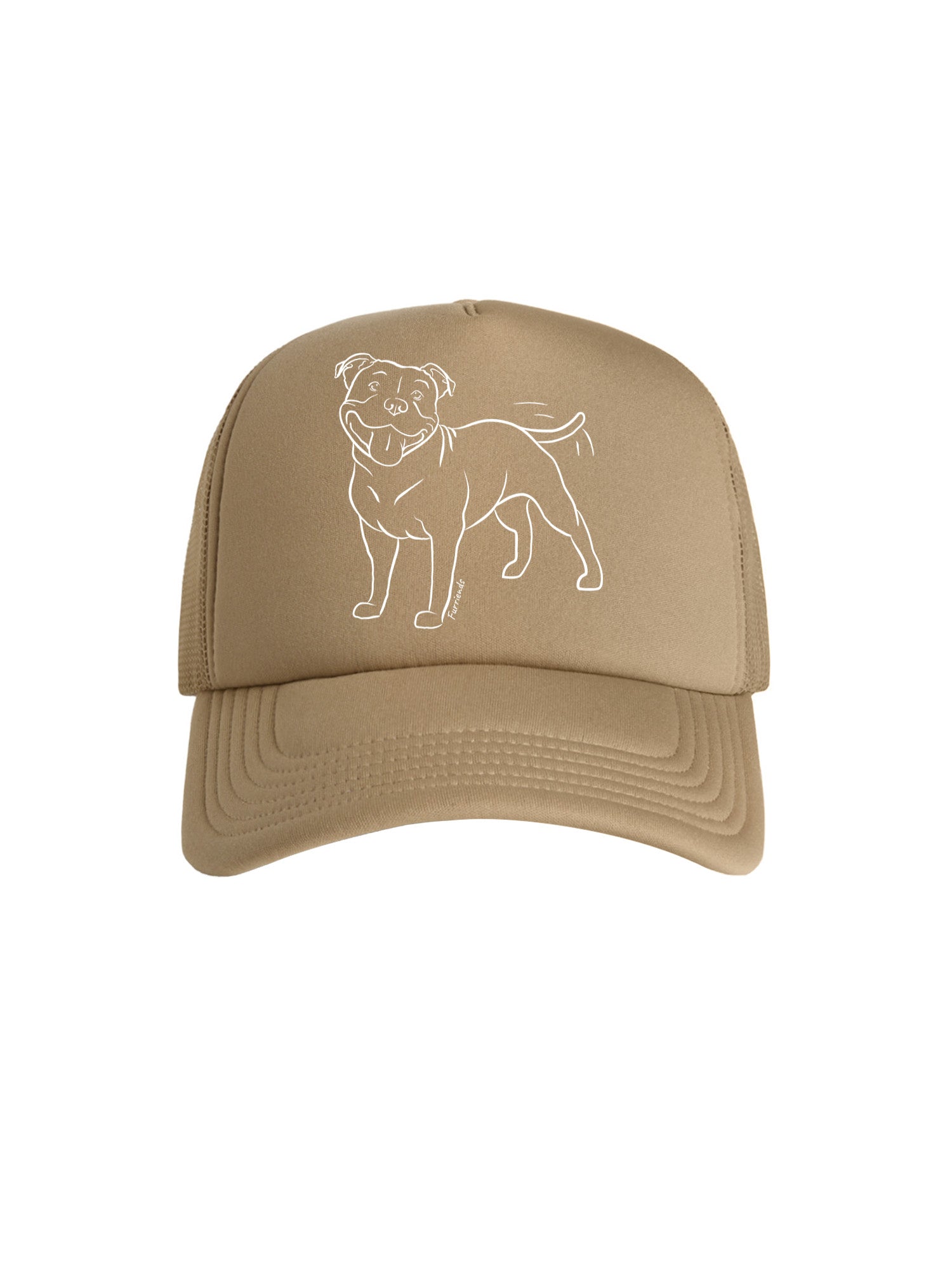 Staffordshire Bull Terrier Foam Trucker Cap