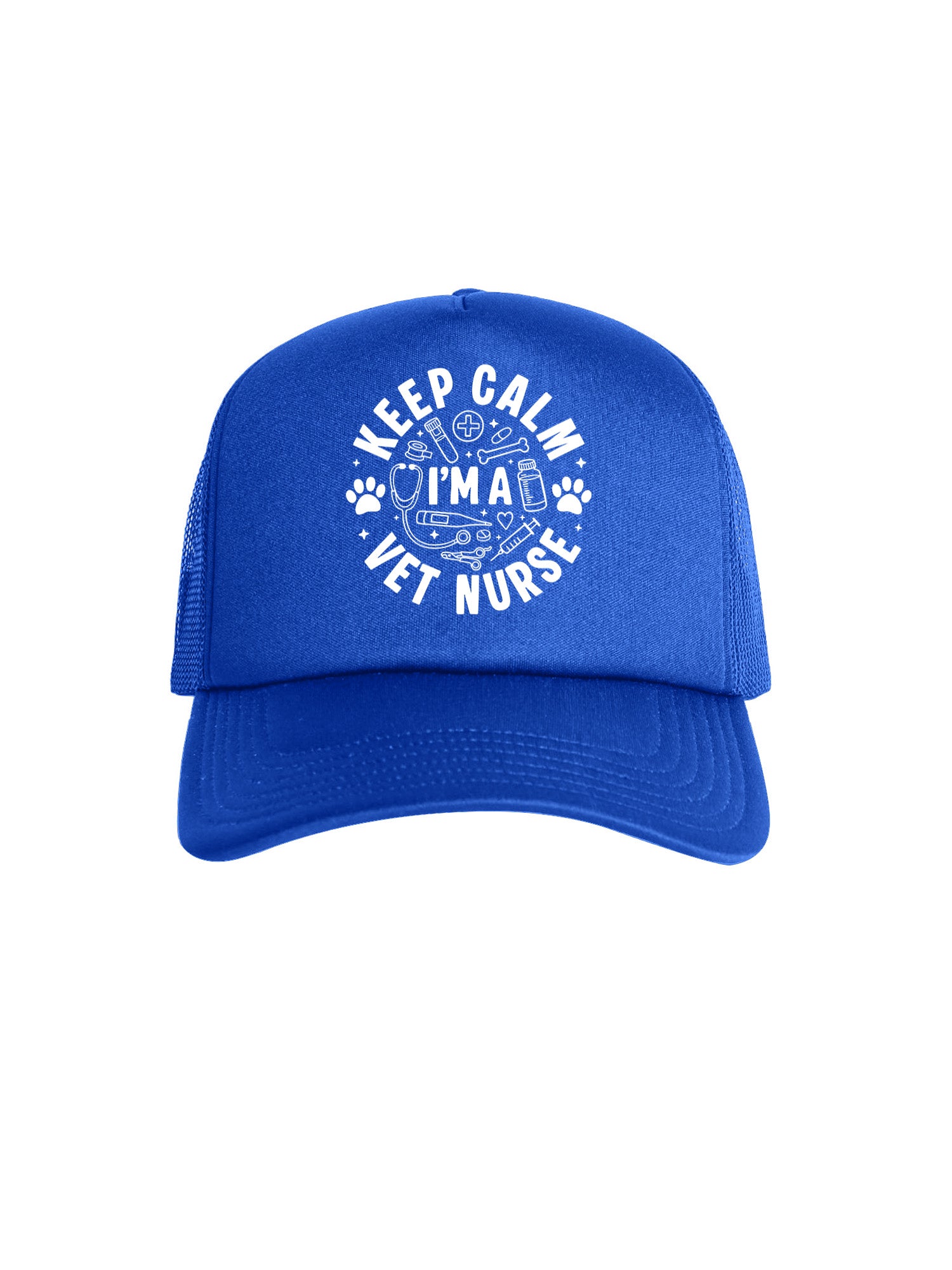 Keep Calm I'm A Vet Nurse Foam Trucker Cap