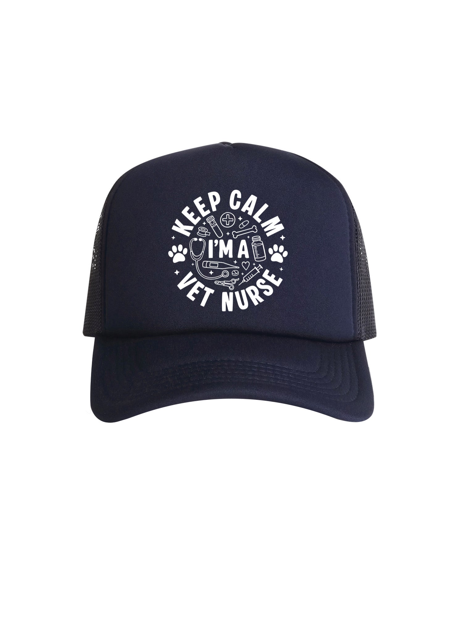 Keep Calm I'm A Vet Nurse Foam Trucker Cap