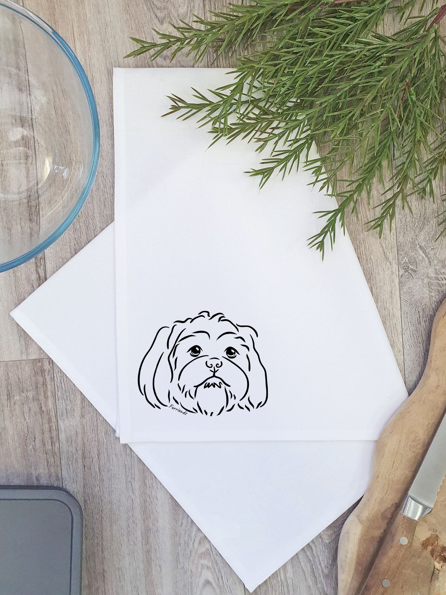 Shih Tzu Tea Towel