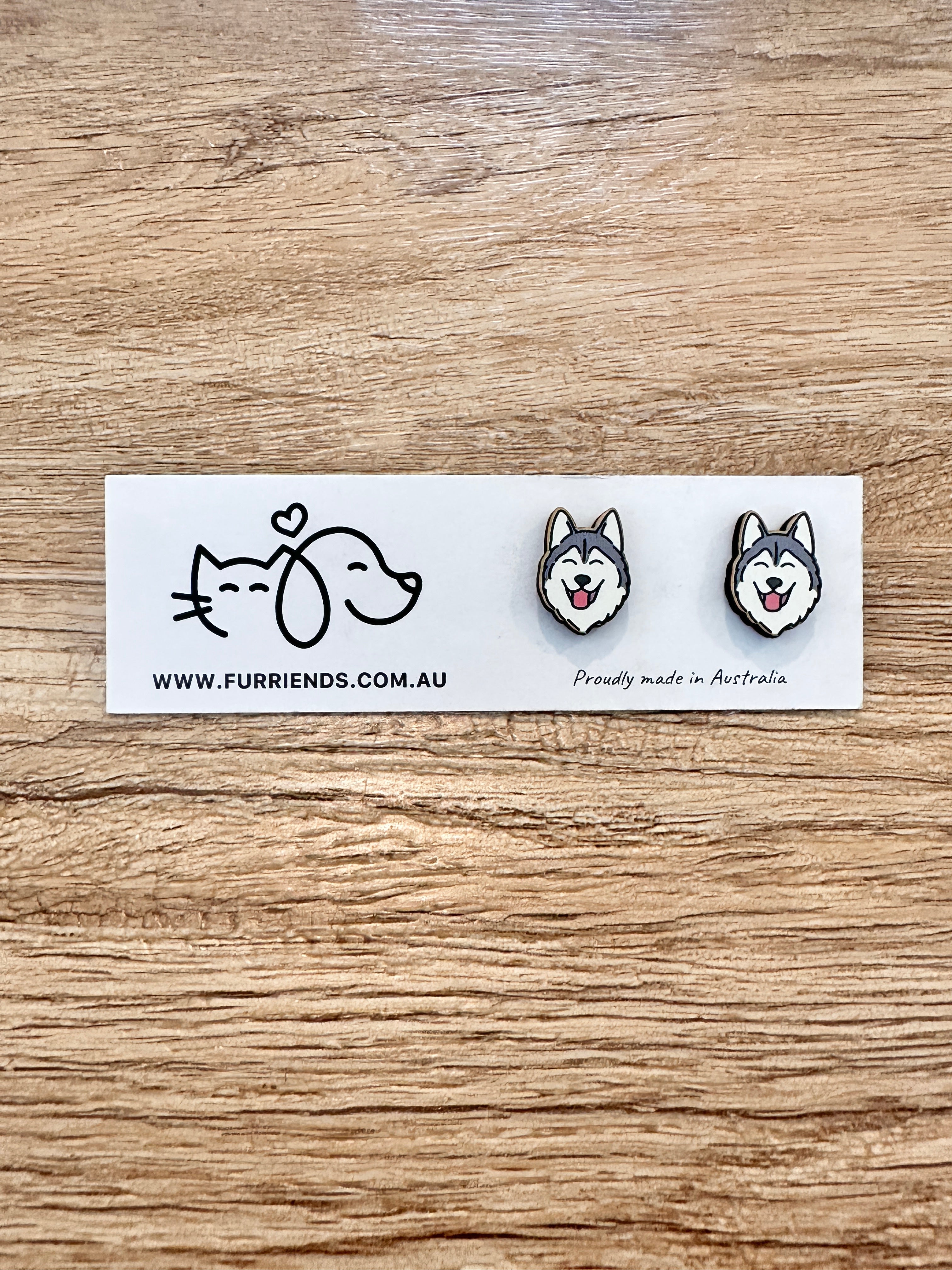 Husky ColourPop Stud Earrings