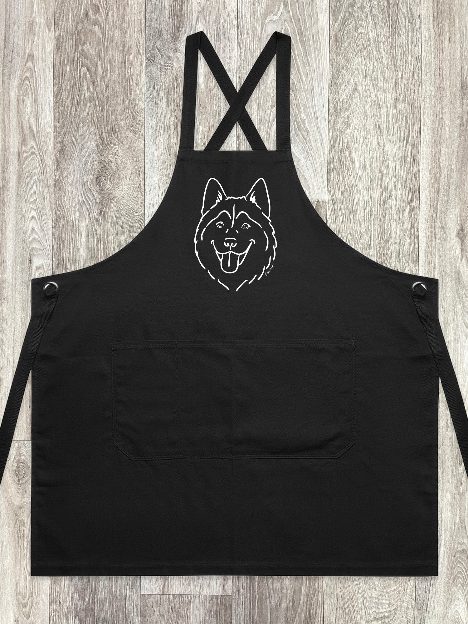 Husky Jarrah Crossback Apron