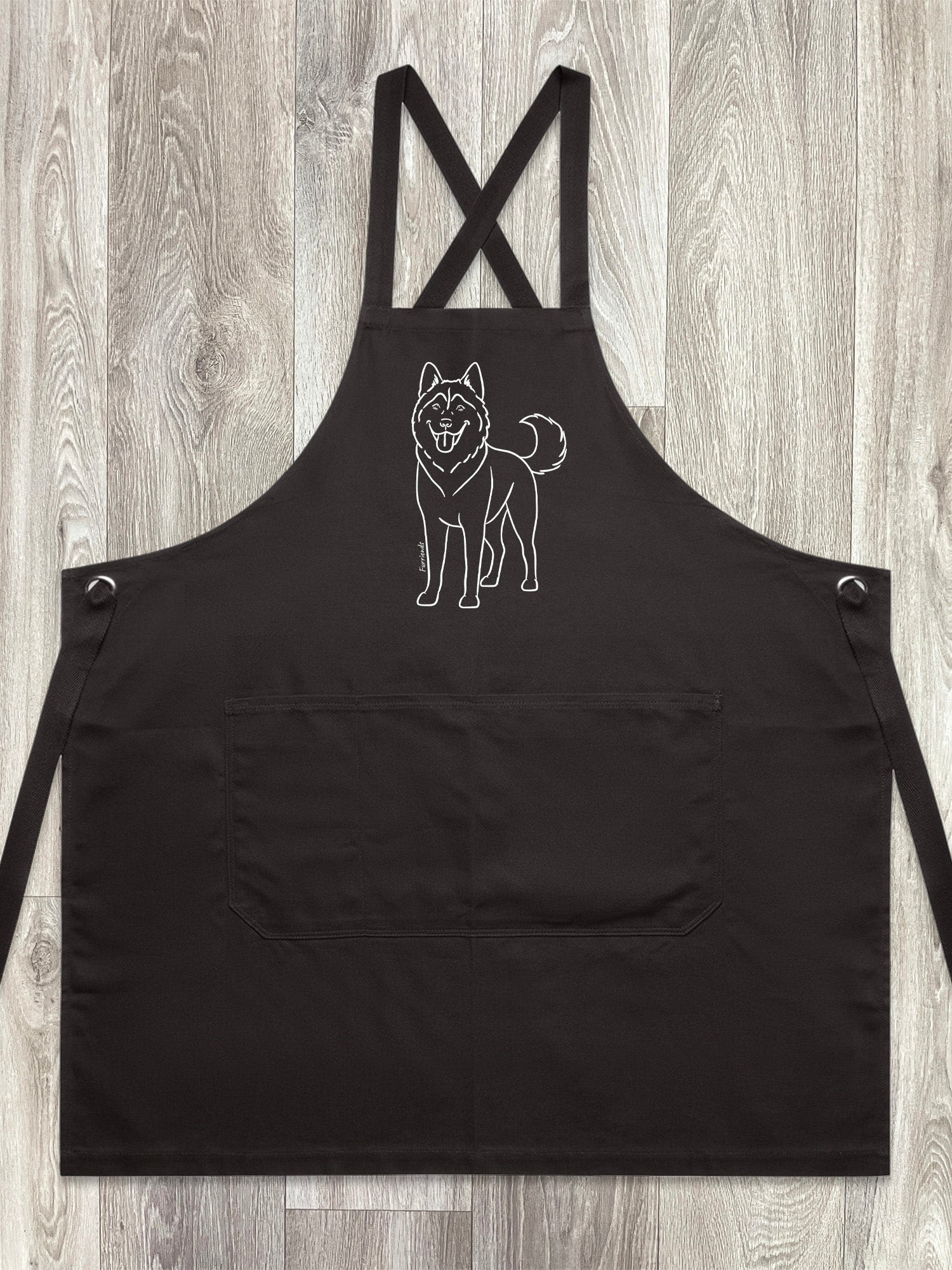 Husky Jarrah Crossback Apron