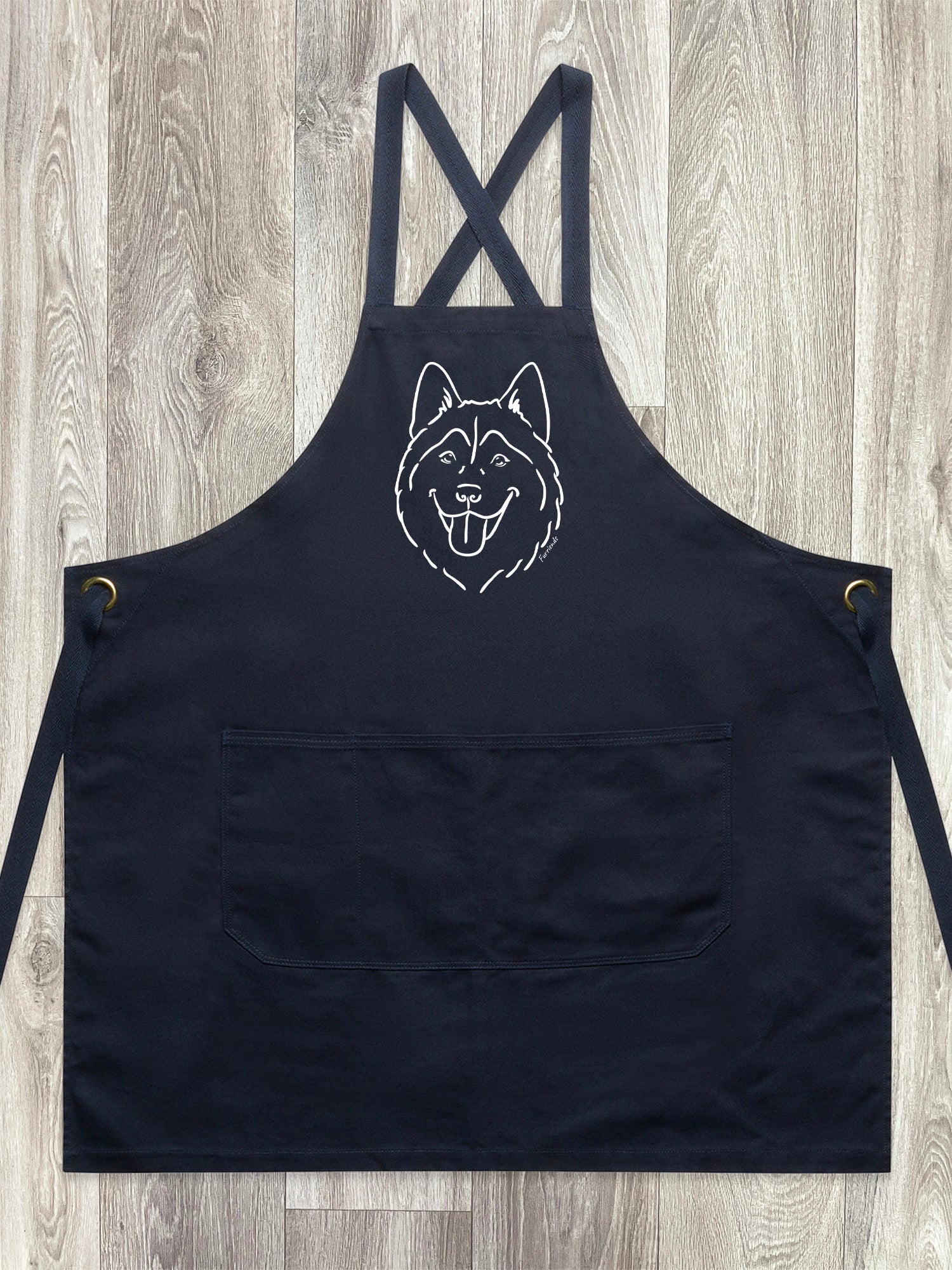 Husky Jarrah Crossback Apron